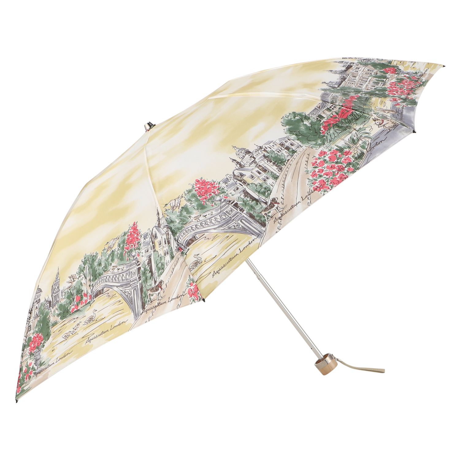 Aquascutum（アクアスキュータム） 折りたたみ傘 雨傘 レディース 日本