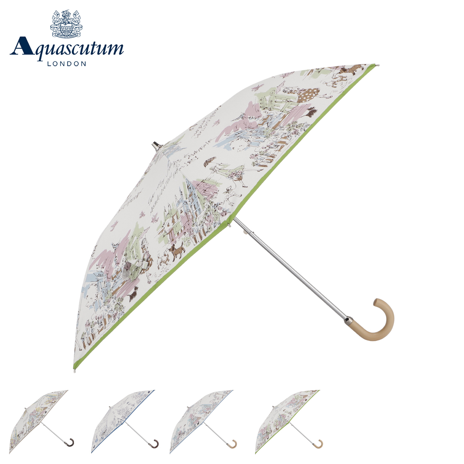 【新品未使用】Aquascutum 晴雨兼用 折りたたみ傘 サマーシールド Aquascutum（アクアスキュータム） 傘 日傘 折りたたみ傘 晴雨兼用
