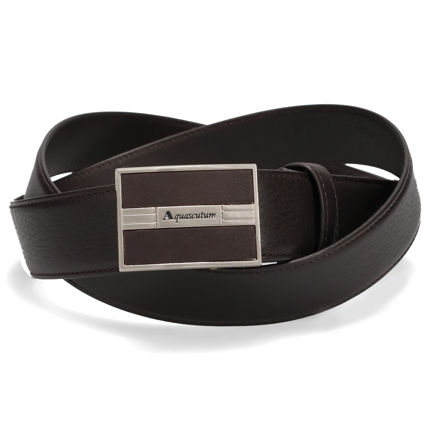 Aquascutum 黒 ベルト Aquascutum アクアスキュータム AQUASCUTUM ベルト レザーベルト