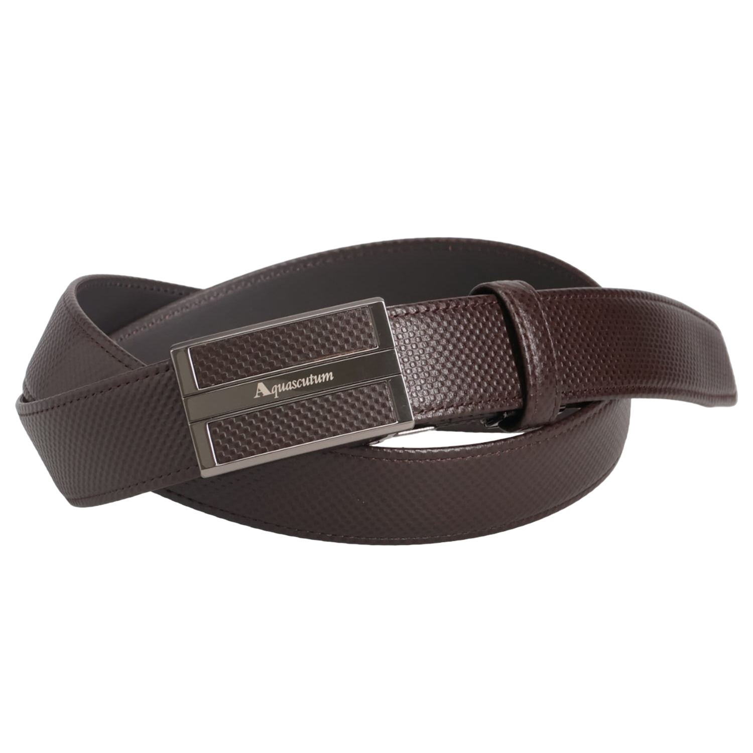 AQUASCUTUM アクアスキュータム ベルト レザーベルト メンズ 本革 ビジネス バックル LEATHER BELT ブラック ブラウン 黒 AQB-00321