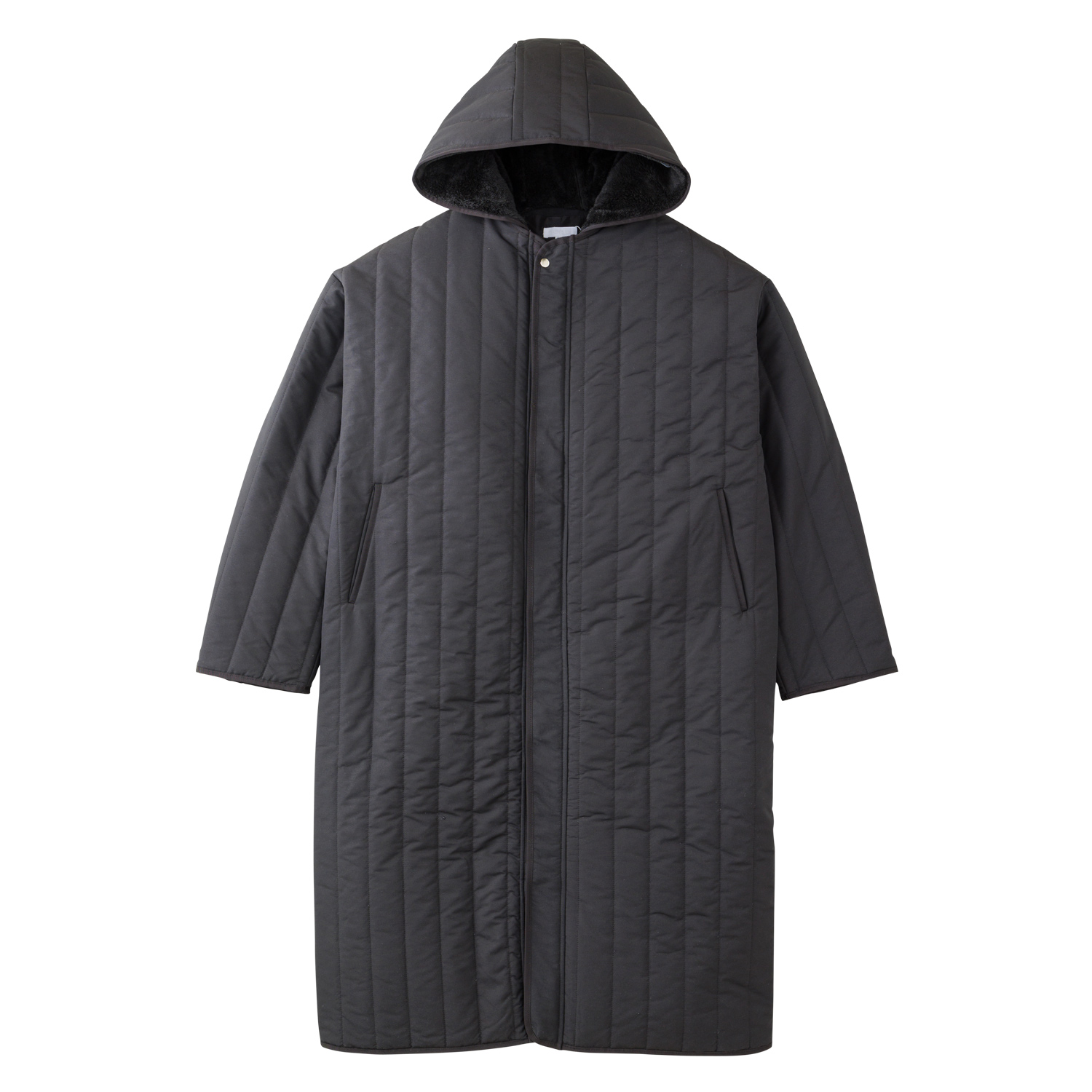 Baby&me ベビーアンドミー ロングコート アウター メンズ レディース フード付き 大きいサイズ ブラック グレー オリーブ 黒 MT-21 BABY＆Me（ベビーアンドミー） ロングコート アウター メンズ