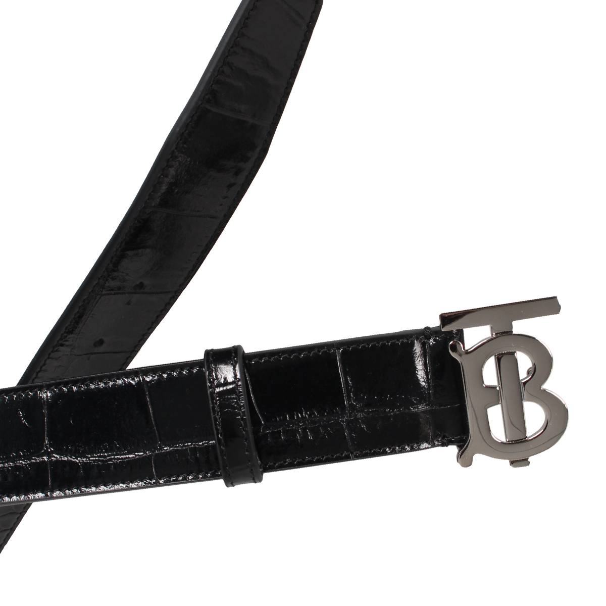 BURBERRY バーバリー ベルト レザーベルト メンズ BELT ブラック