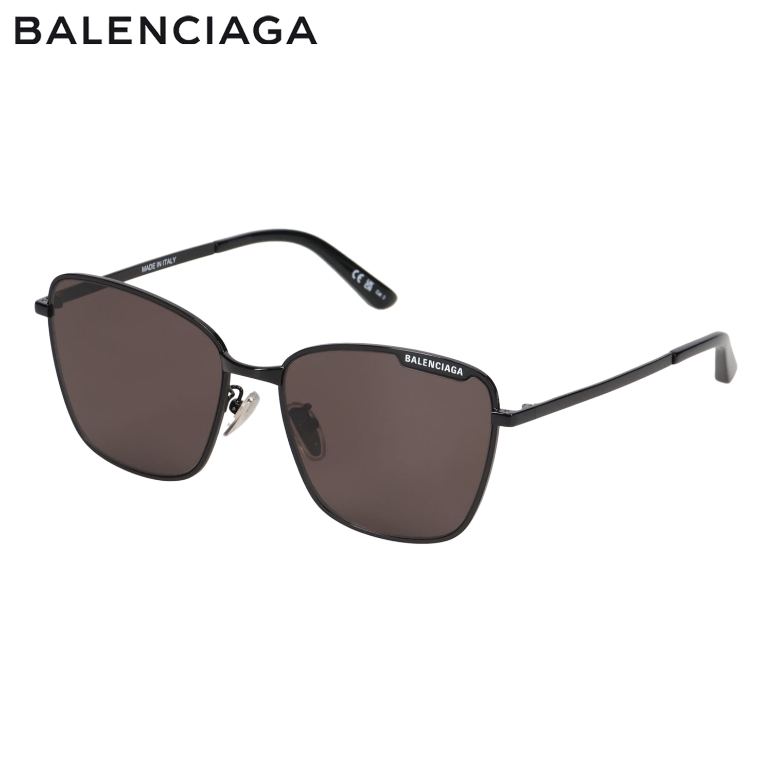 バレンシアガ BALENCIAGA サングラス メンズ レディース UVカット アジアンフィット ブラック 黒 BB0279SA-001 BALENCIAGA（バレンシアガ） サングラス メンズ レディース アジアン