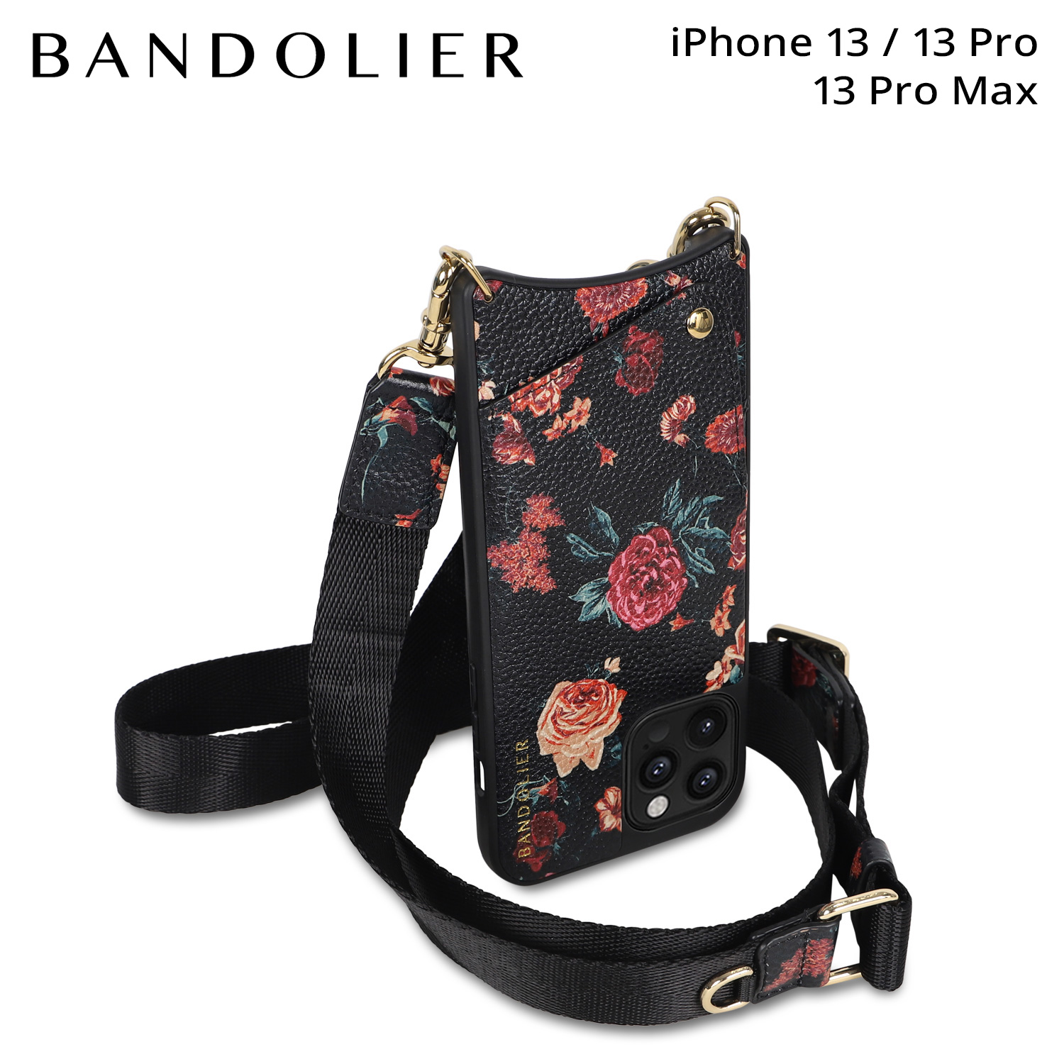 BANDOLIER（バンドリヤー） スマホショルダー iPhone スマホケース 13