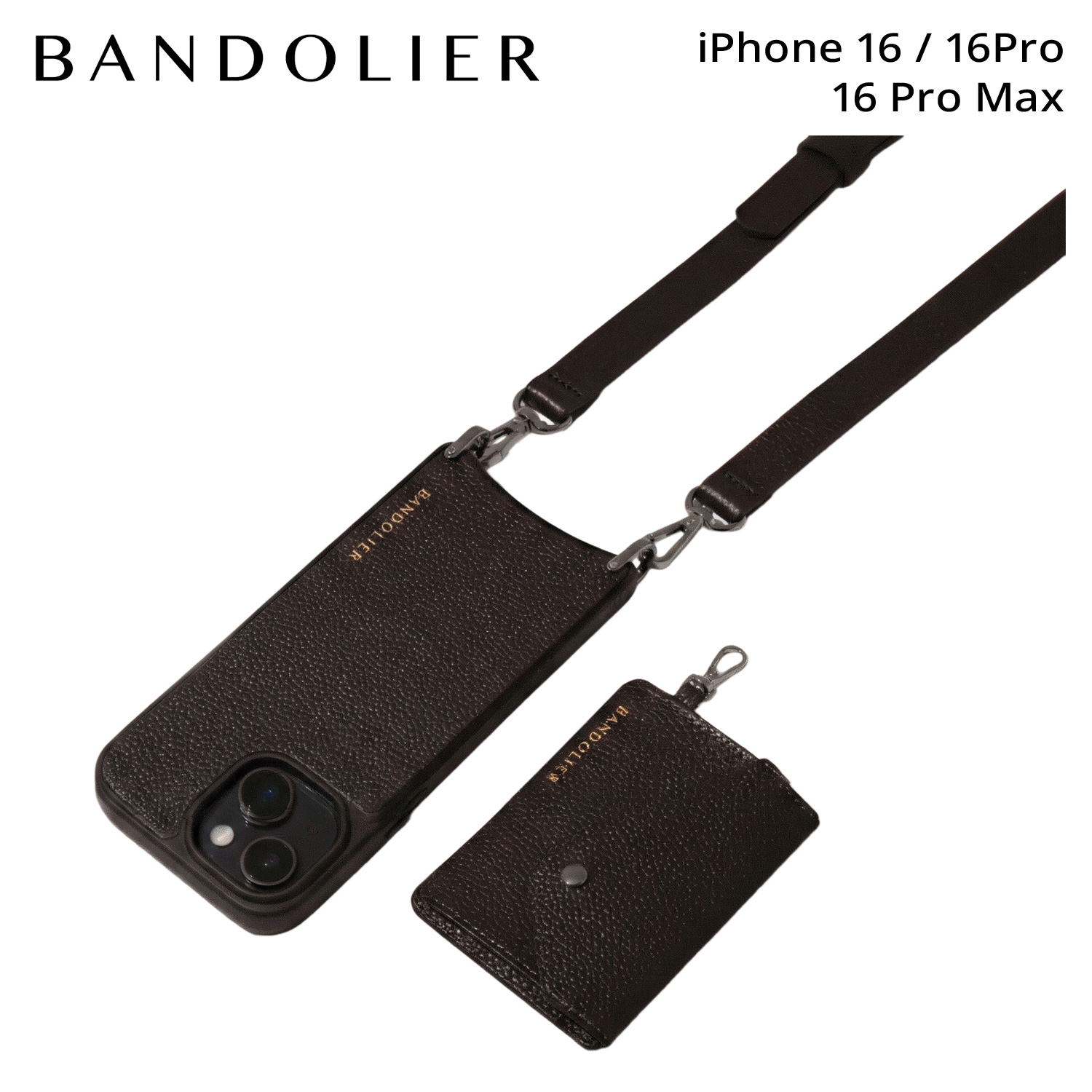 BANDOLIER（バンドリヤー） スマホショルダー iPhone16 16Pro 16Pro