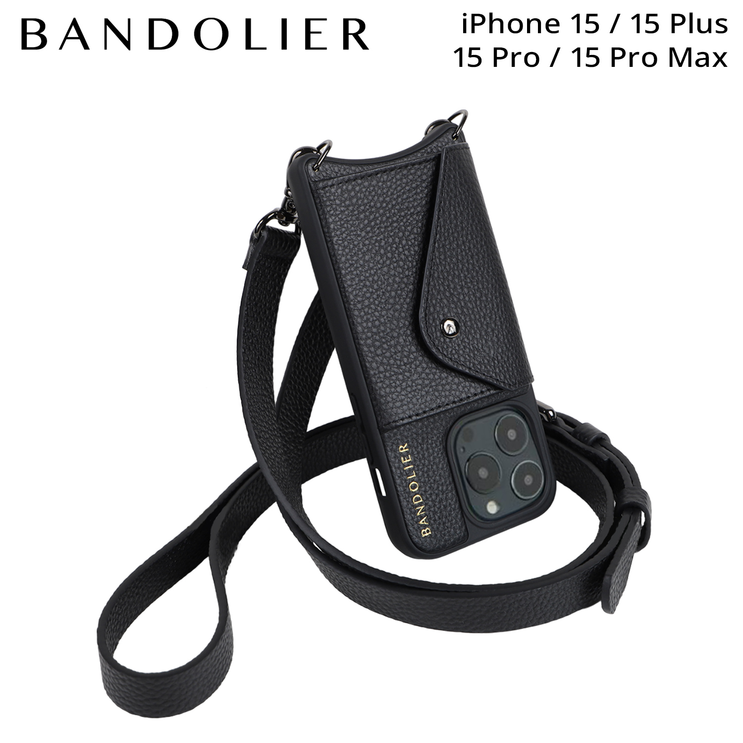 BANDOLIER（バンドリヤー） スマホショルダー iPhone15 スマホケース
