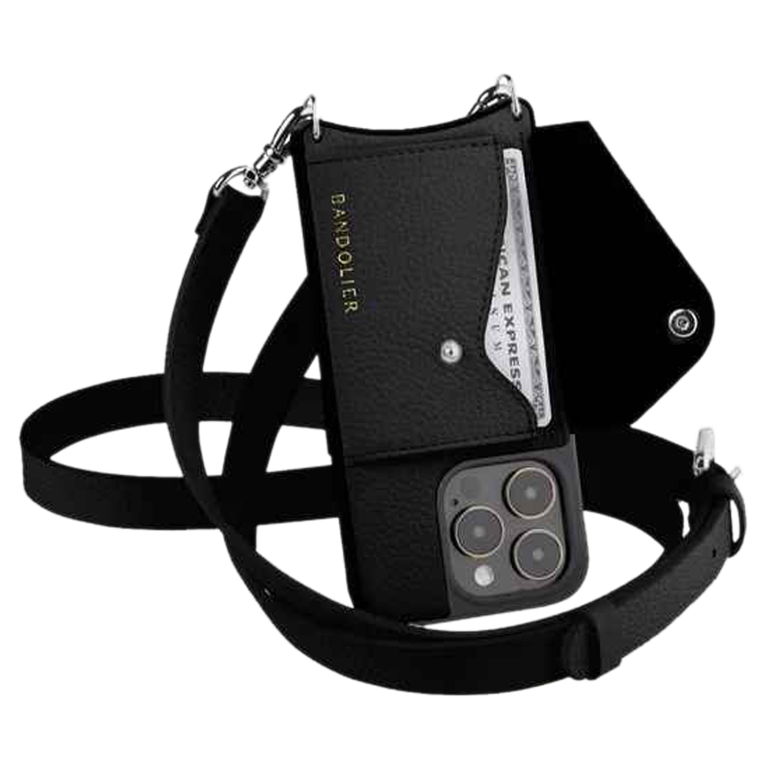 BANDOLIER ★ iPhone16PROケース Amazon.com: Bandolier Hailey Crossbody Wallet Phone Case for