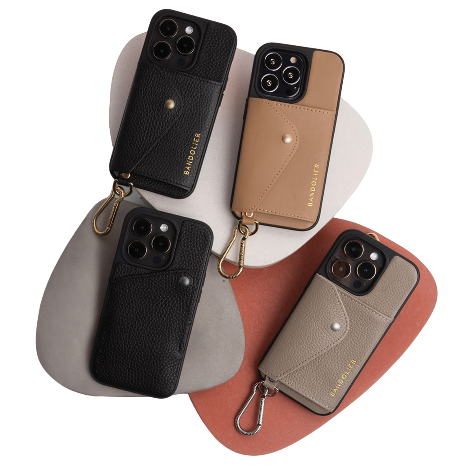 BANDOLIER（バンドリヤー） スマホショルダー スマホケース iPhone