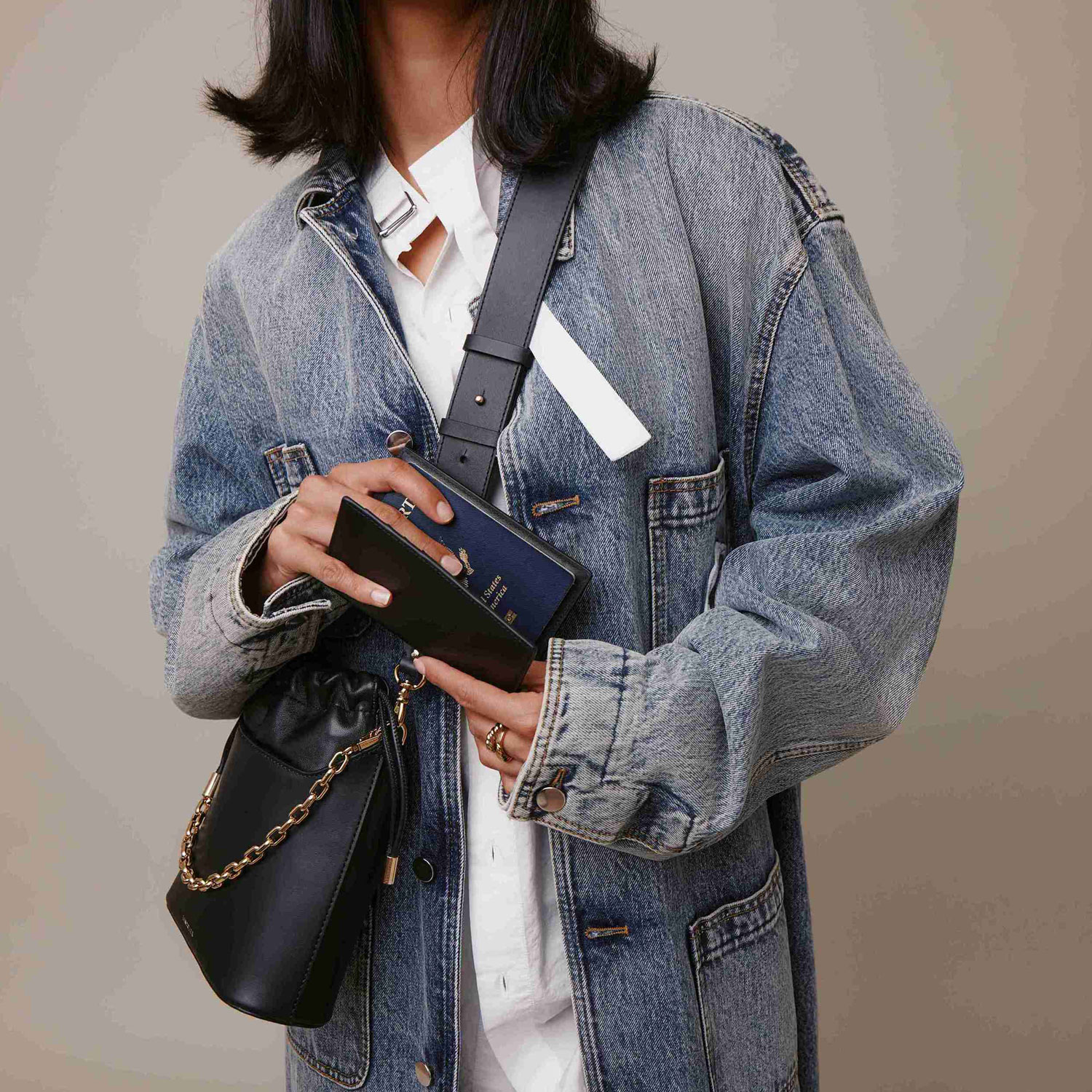 BANDOLIER バンドリヤー パスポートケース カバー ホルダー カードケース カード入れ トラベル メンズ レディース ブラック 黒 68PAS BANDOLIER（バンドリヤー） パスポートケース カバー ホルダー カード