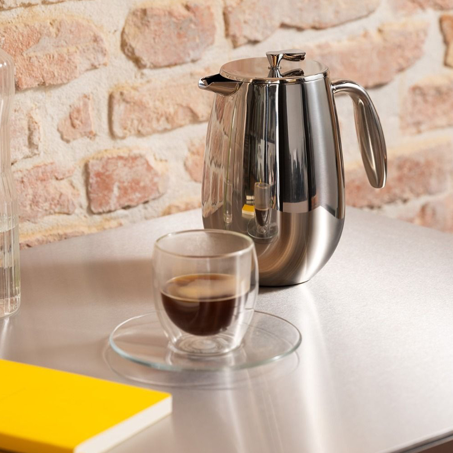ボダム コーヒーメーカー コーヒープレス 1000ml シルバー bodum コーヒーメーカー 公式 ボダム ブラジル フレンチプレス