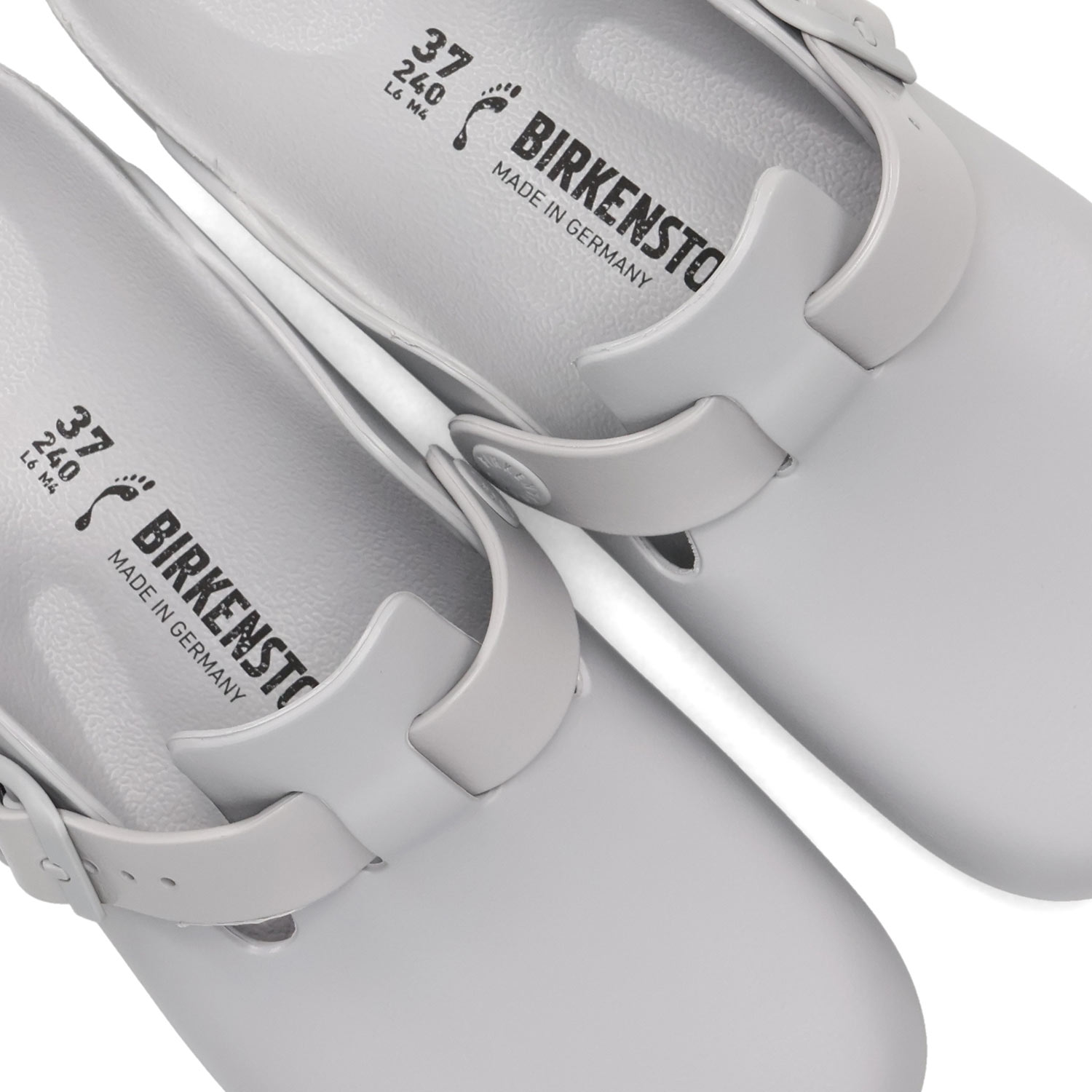 【BIRKENSTOCK】ボストン EVA サンダル ホワイト ロゴ Boston / ボストン EVA ホワイト | BIRKENSTOCK