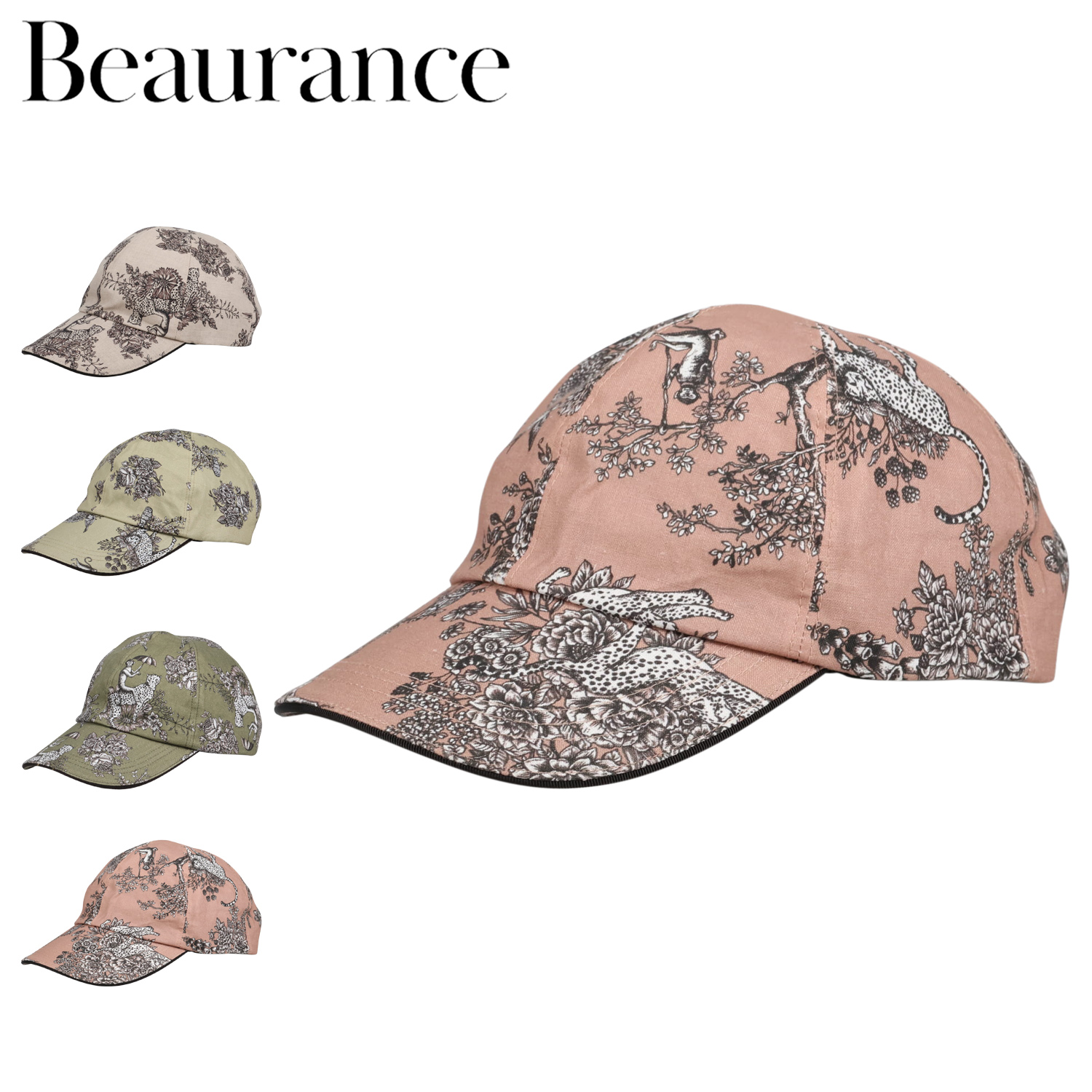 Beaurance LX Beaurance ビューランス キャップ 帽子 プリントキャップ
