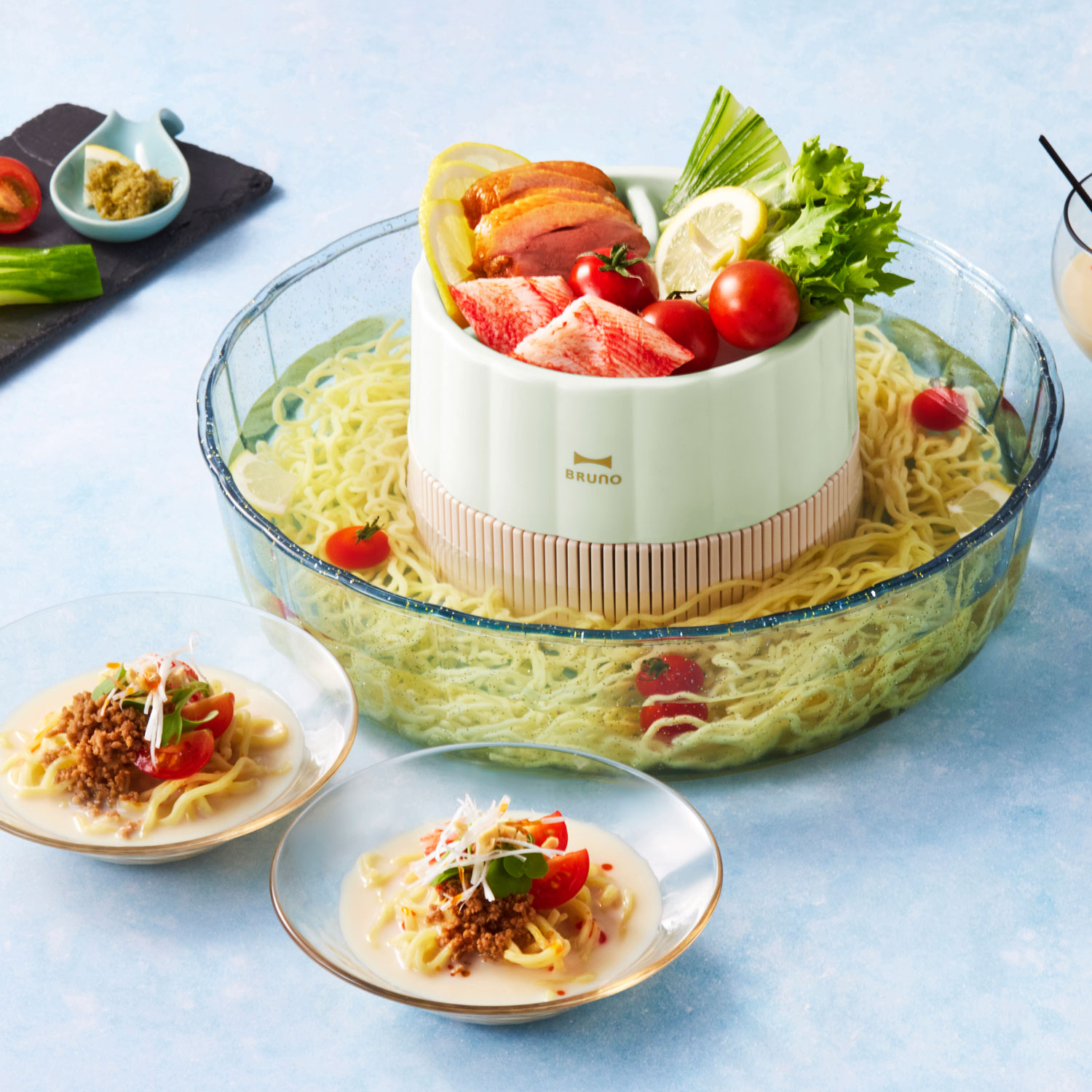 ブルーノ BRUNO 流しそうめん機 流しそうめん器 素麺 回転 卓上 小型 電池式 コードレス BHK165 その他キッチン家電 