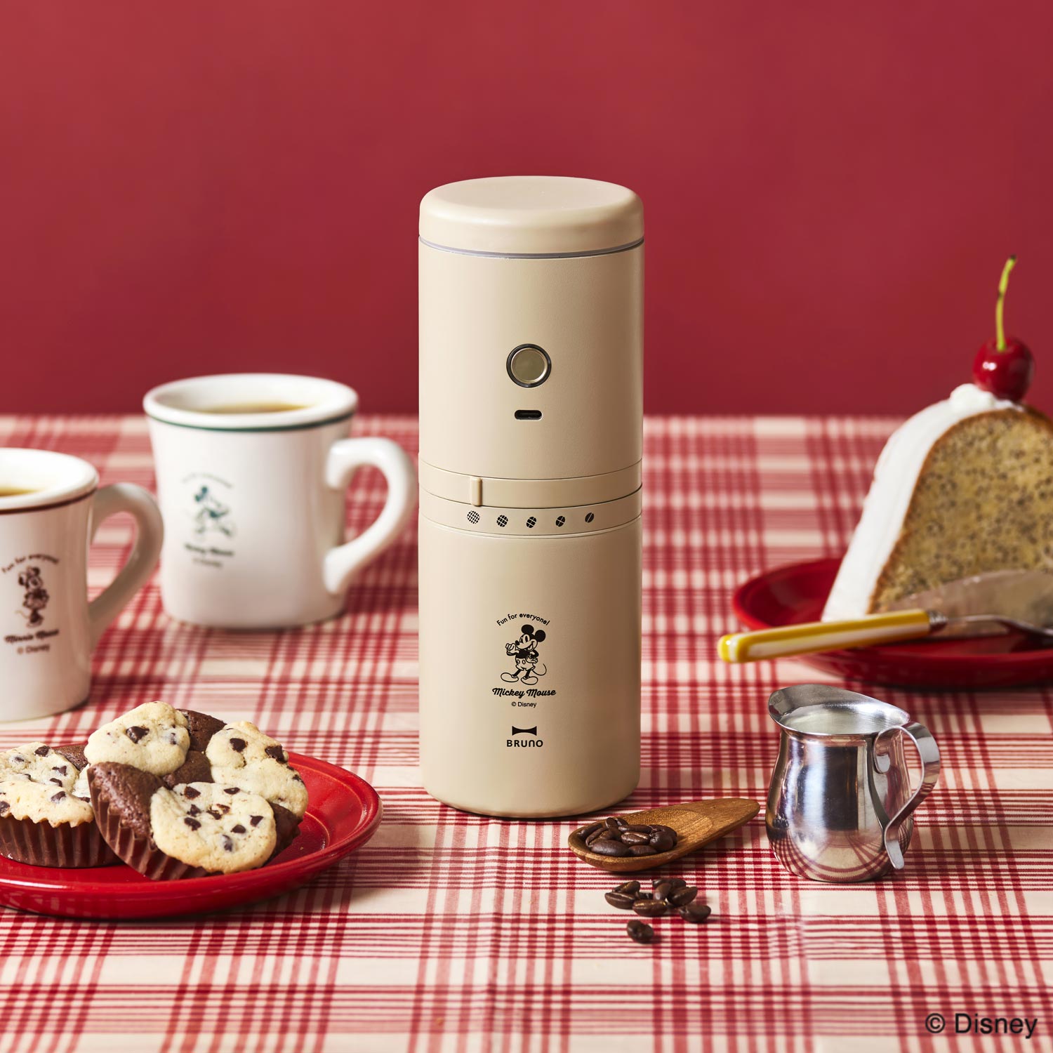 BRUNO コンパクトコーヒーメーカー コンパクトミル付きコーヒーメーカー ギフトバッグセット
