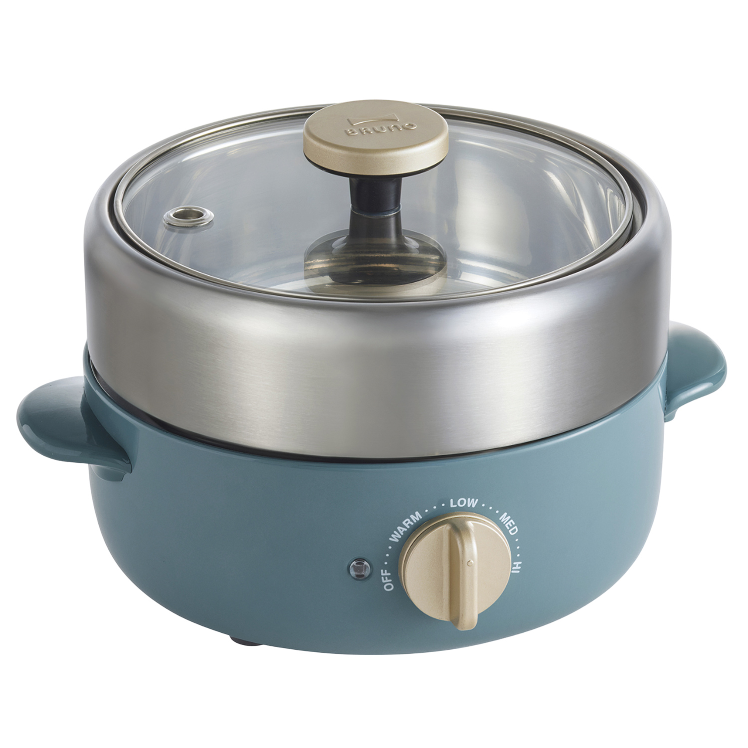 BRUNO（ブルーノ） 電気鍋 グリル鍋 一人用 二人用 温度調整 小型 1台4