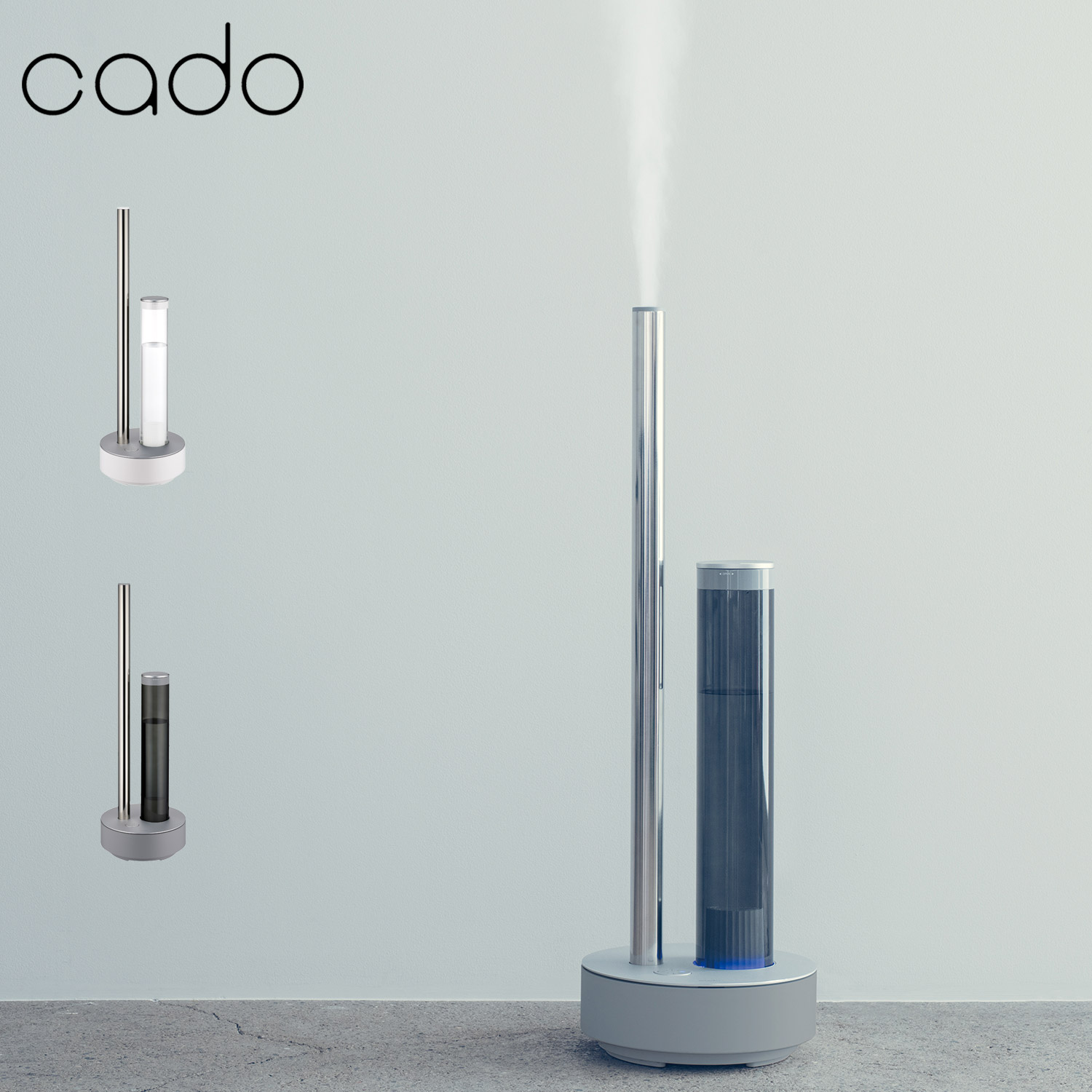 cado（カドー） 加湿器 加湿機 2.3L 超音波式 大容量 静音 アロマ対応