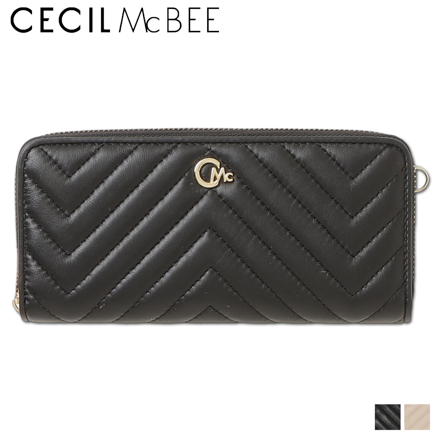 【LYN】 Babie Wallet On Chain 長財布 ブラック LYN】 Babie Wallet On Chain 長財布 ブラック 財布・小物