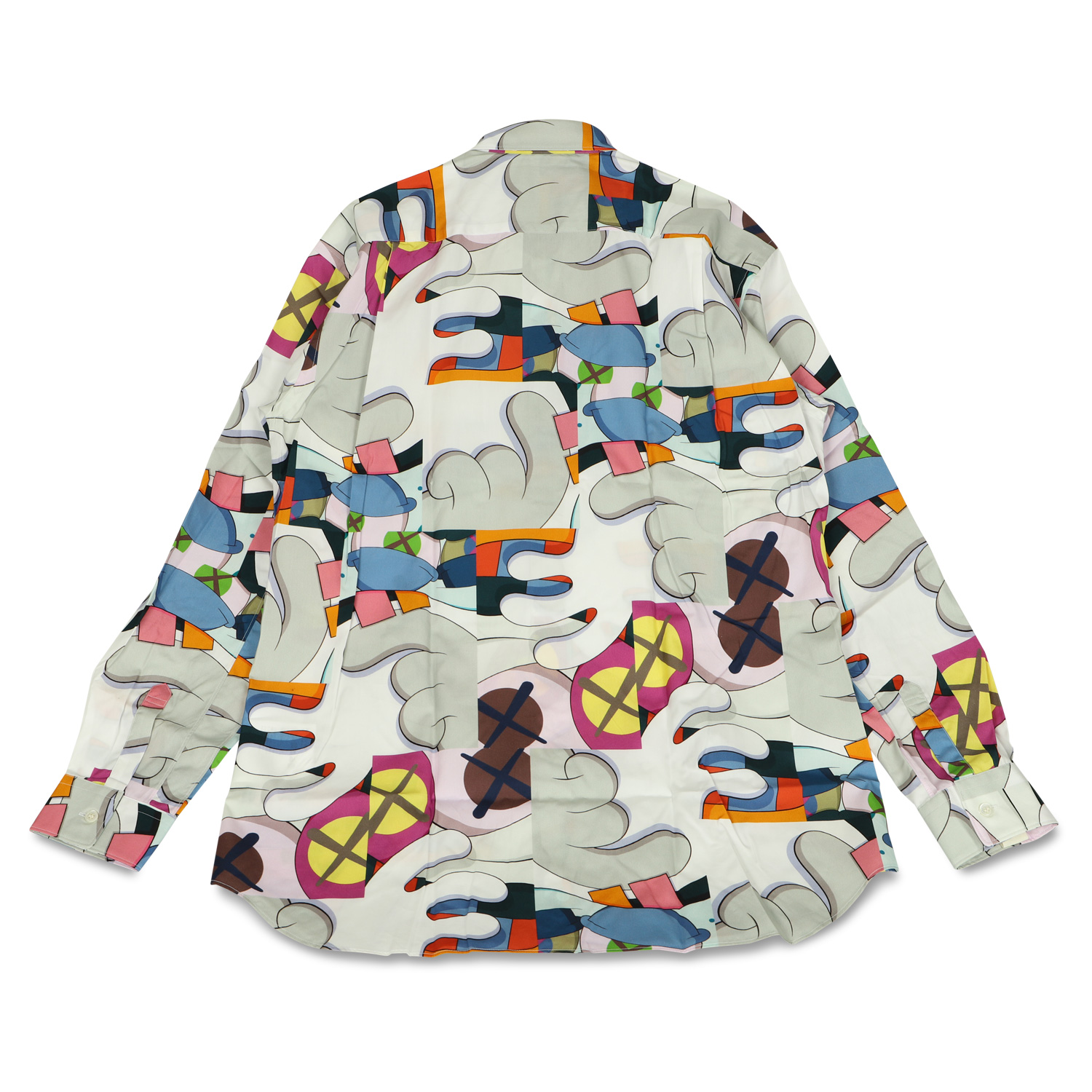 Comme des Garcons SHIRT コムデギャルソン シャツ 長袖 シャツ メンズ カウズ コラボ KAWS PRINT COTTON POPLIN SHIRT FH-B021