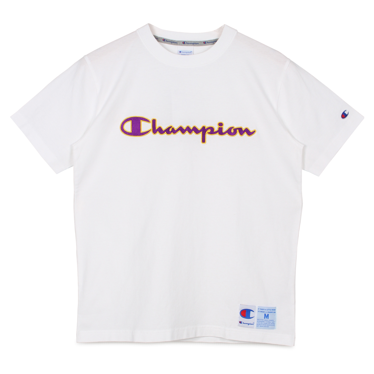 Champion チャンピオン Tシャツ 半袖 メンズ レディース T-SHIRT ブラック ホワイト グレー ブルー 黒 白 C3-Q301｜sugaronlineshop｜02