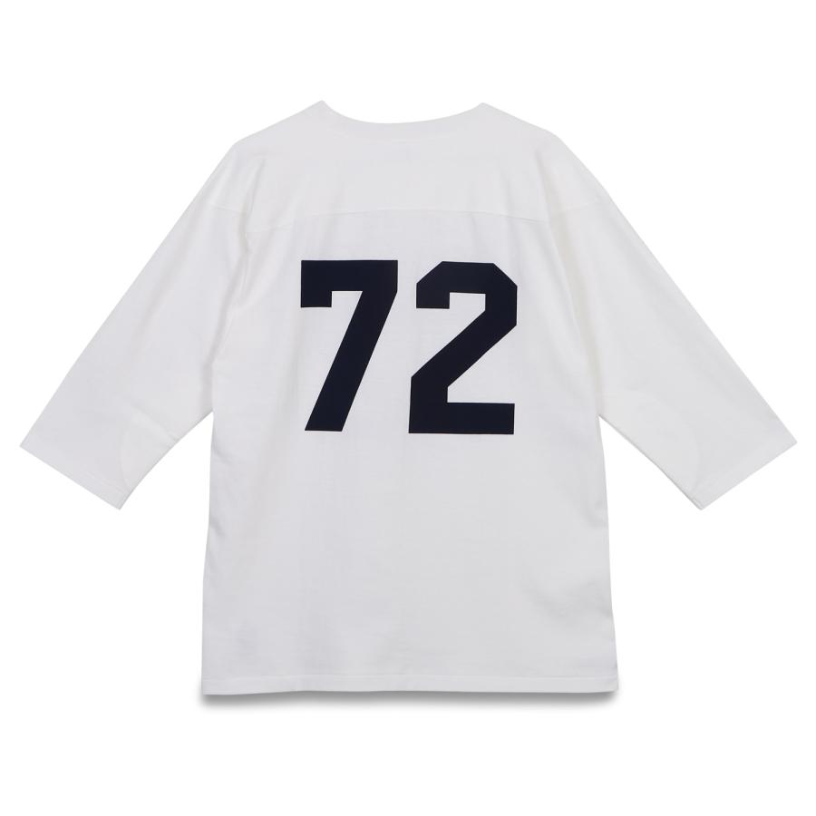 Champion チャンピオン Tシャツ 長袖 ロンT P12 3/4 スリーブ フットボール メンズ SLEEVE FOOTBALL T-SHIRT ホワイト ネイビー レッド 白 C3-R413｜sugaronlineshop｜02