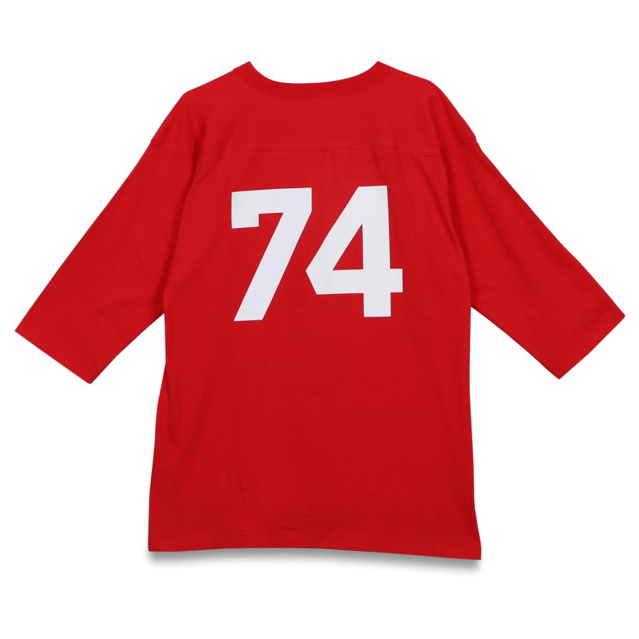 Champion チャンピオン Tシャツ 長袖 ロンT P12 3/4 スリーブ フットボール メンズ SLEEVE FOOTBALL T-SHIRT ホワイト ネイビー レッド 白 C3-R413｜sugaronlineshop｜05