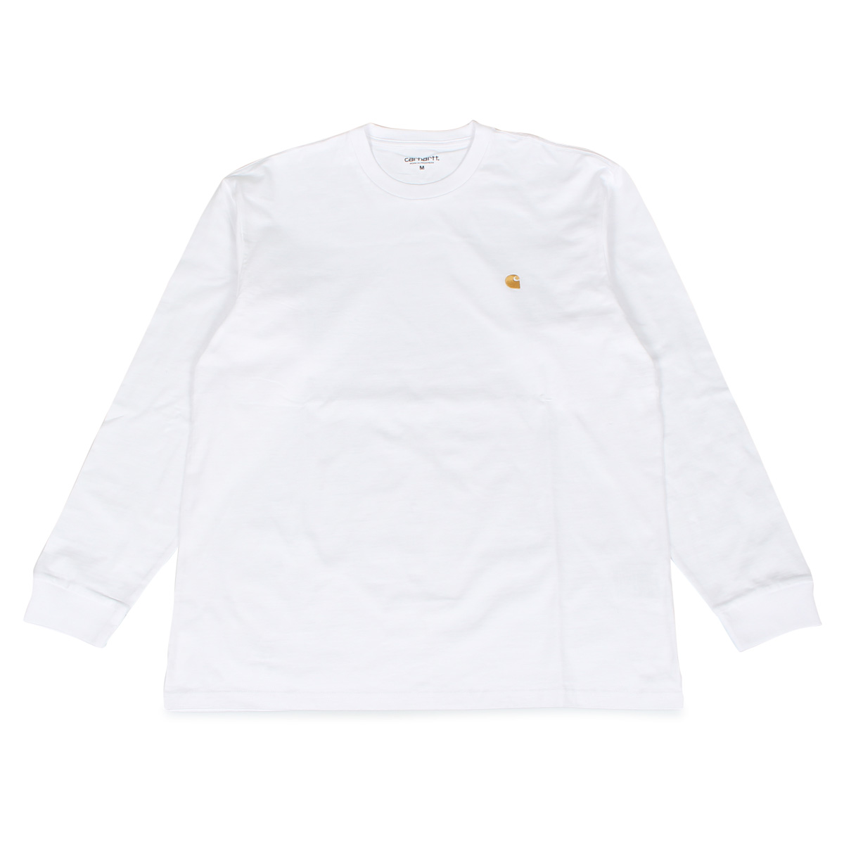 ★ドイツ発*carhartt WIP*新作*Chase 長袖Tシャツ/SILVER PINE★ Carhartt WIP L/S Chase T-Shirt, Silver Pine / Gold