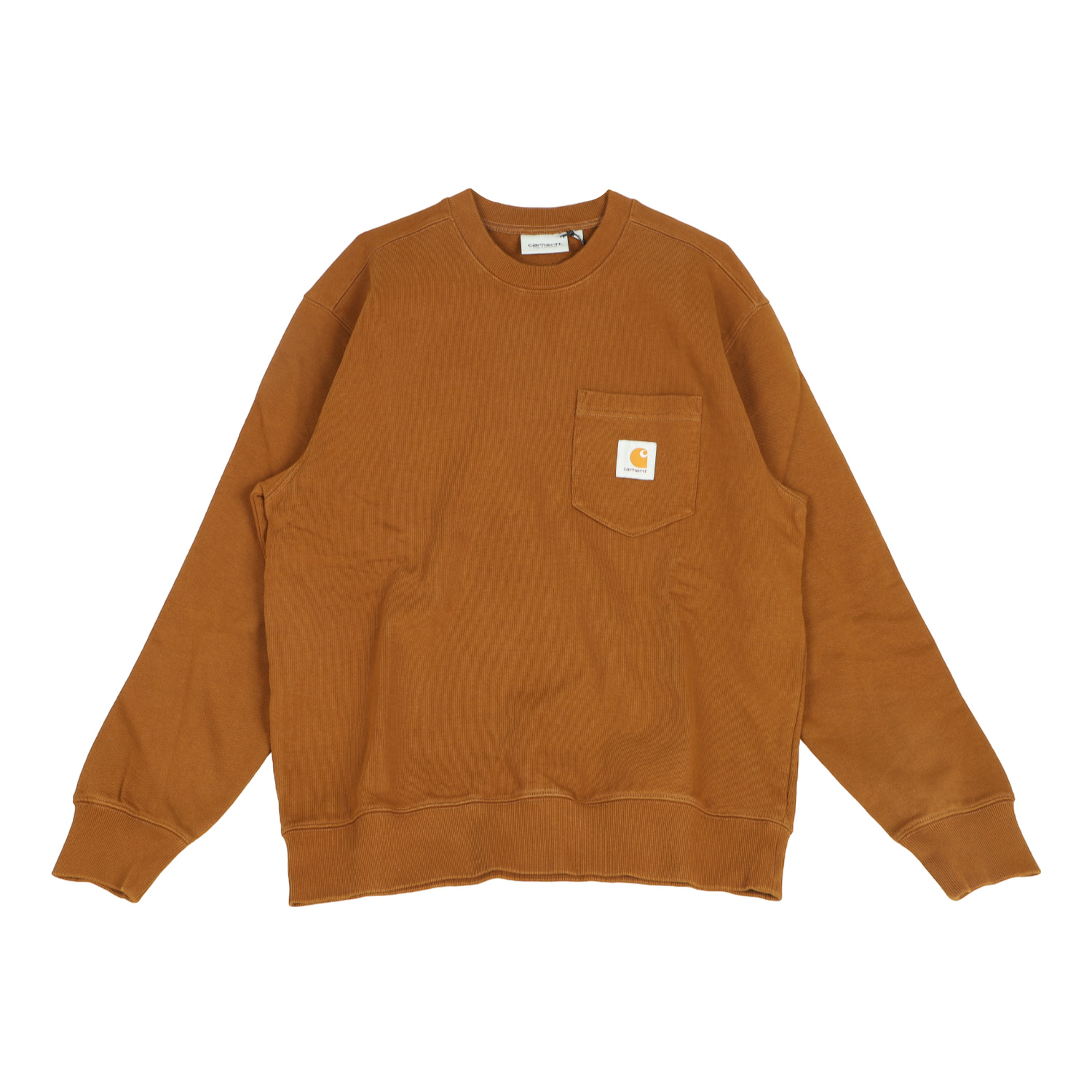 carhartt WIP カーハート トレーナー スウェット メンズ 無地 POCKET SWEATSHIRT ブラック ホワイト ダーク ネイビー  ブラウン 黒 白 GCWI027681