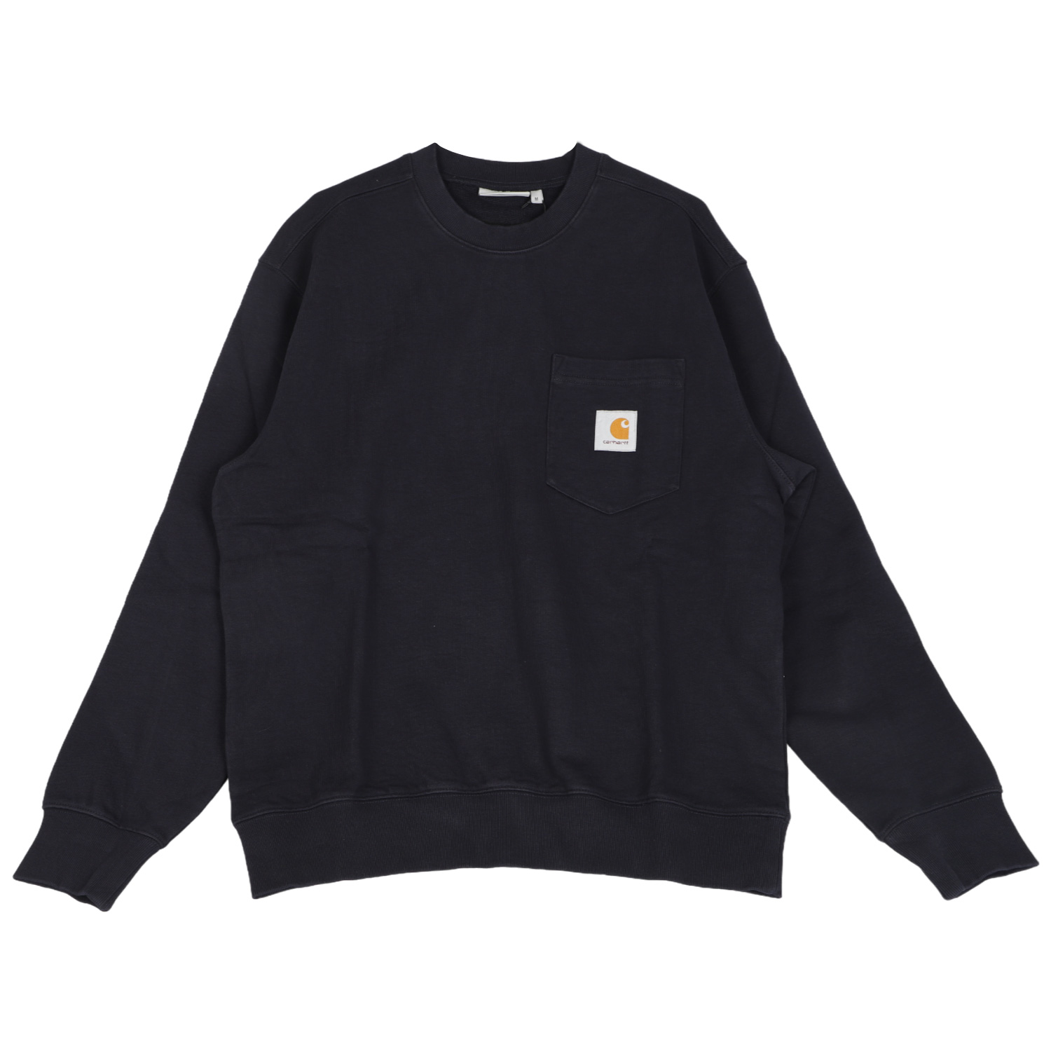 carhartt WIP カーハート トレーナー スウェット メンズ 無地 POCKET SWEATSHIRT ブラック ホワイト ダーク ネイビー  ブラウン 黒 白 GCWI027681