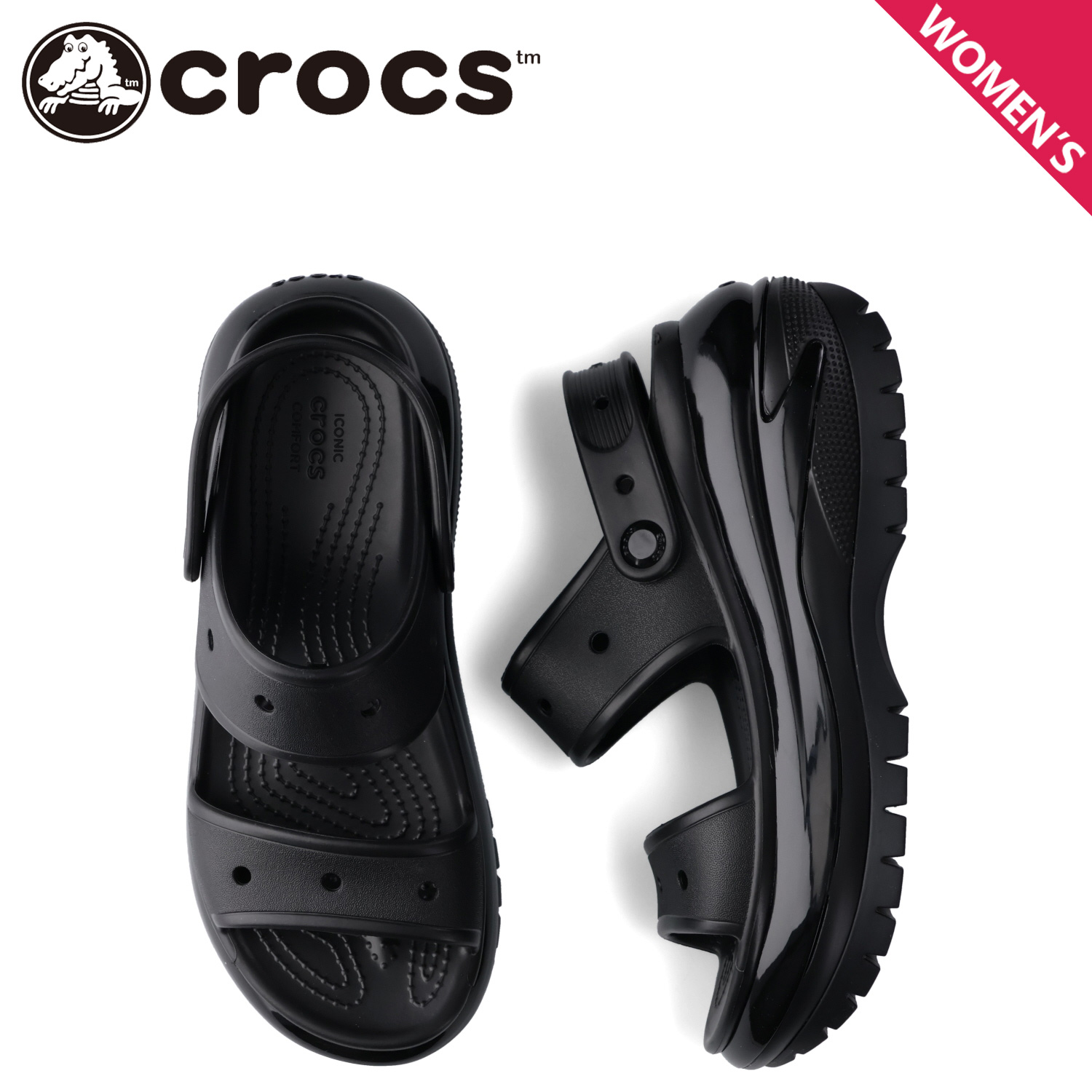 crocs クロックス サンダル ストラップサンダル メガ クラッシュ