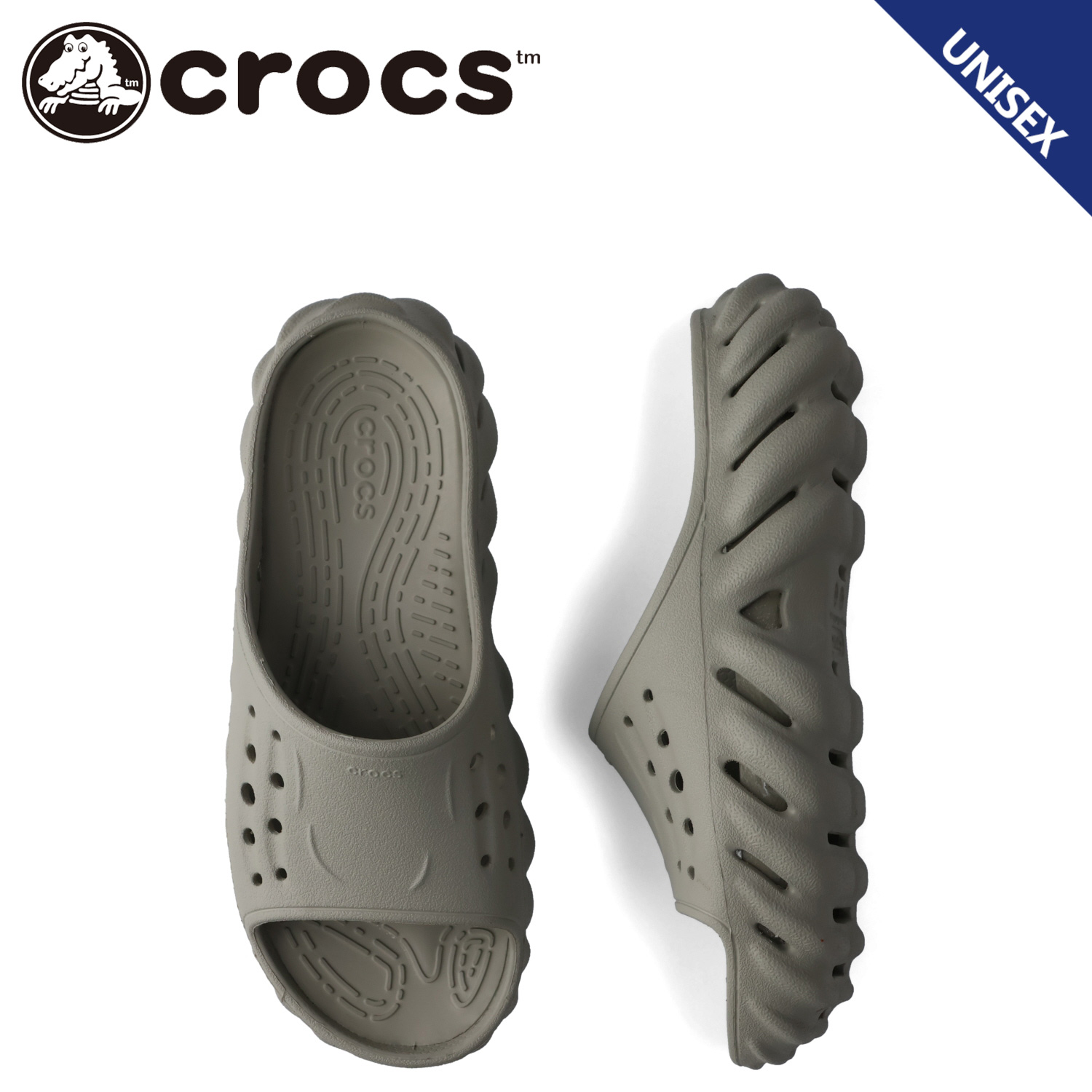 crocs クロックス スライドサンダル エコー メンズ レディース ECHO