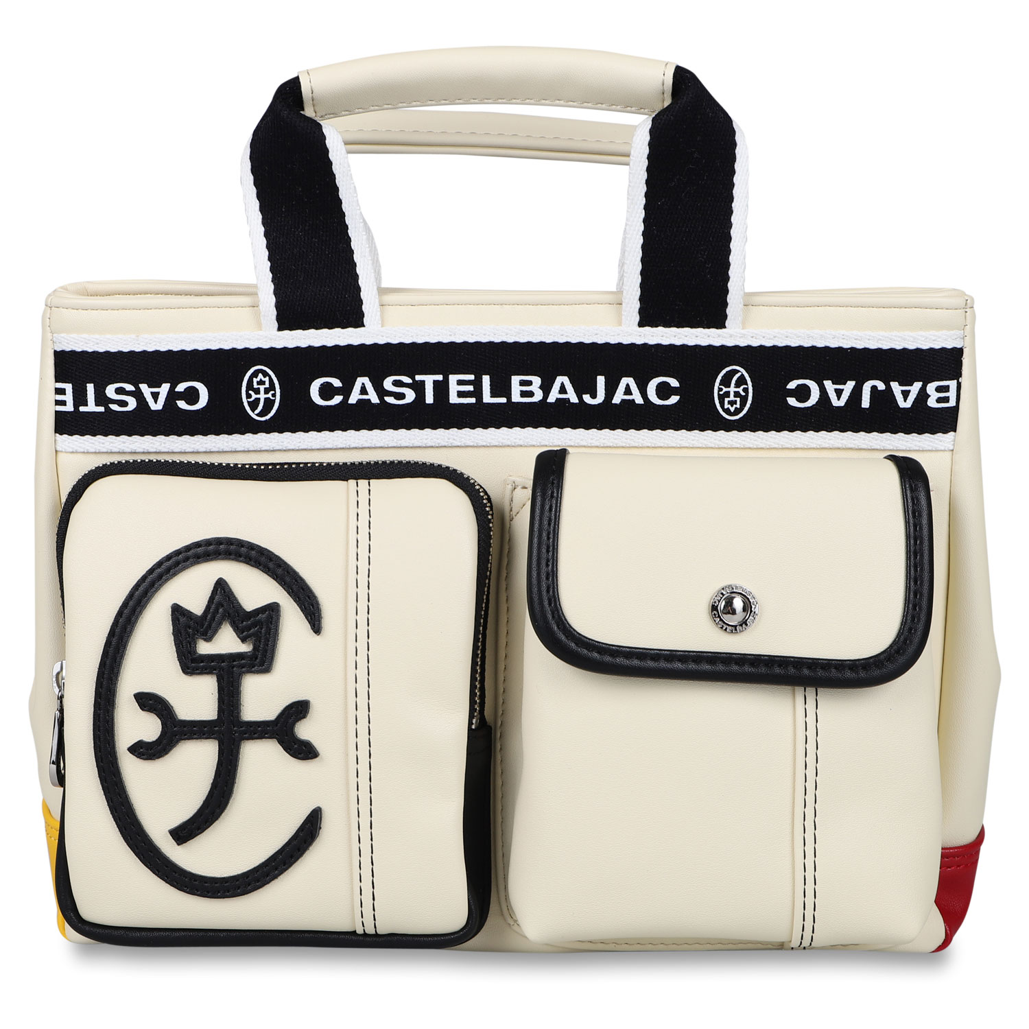 CASTELBAJAC カステルバジャック バッグ ハンドバッグ ドミネ メンズ レディース ブラック ホワイト 黒 白 24511｜sugaronlineshop｜04