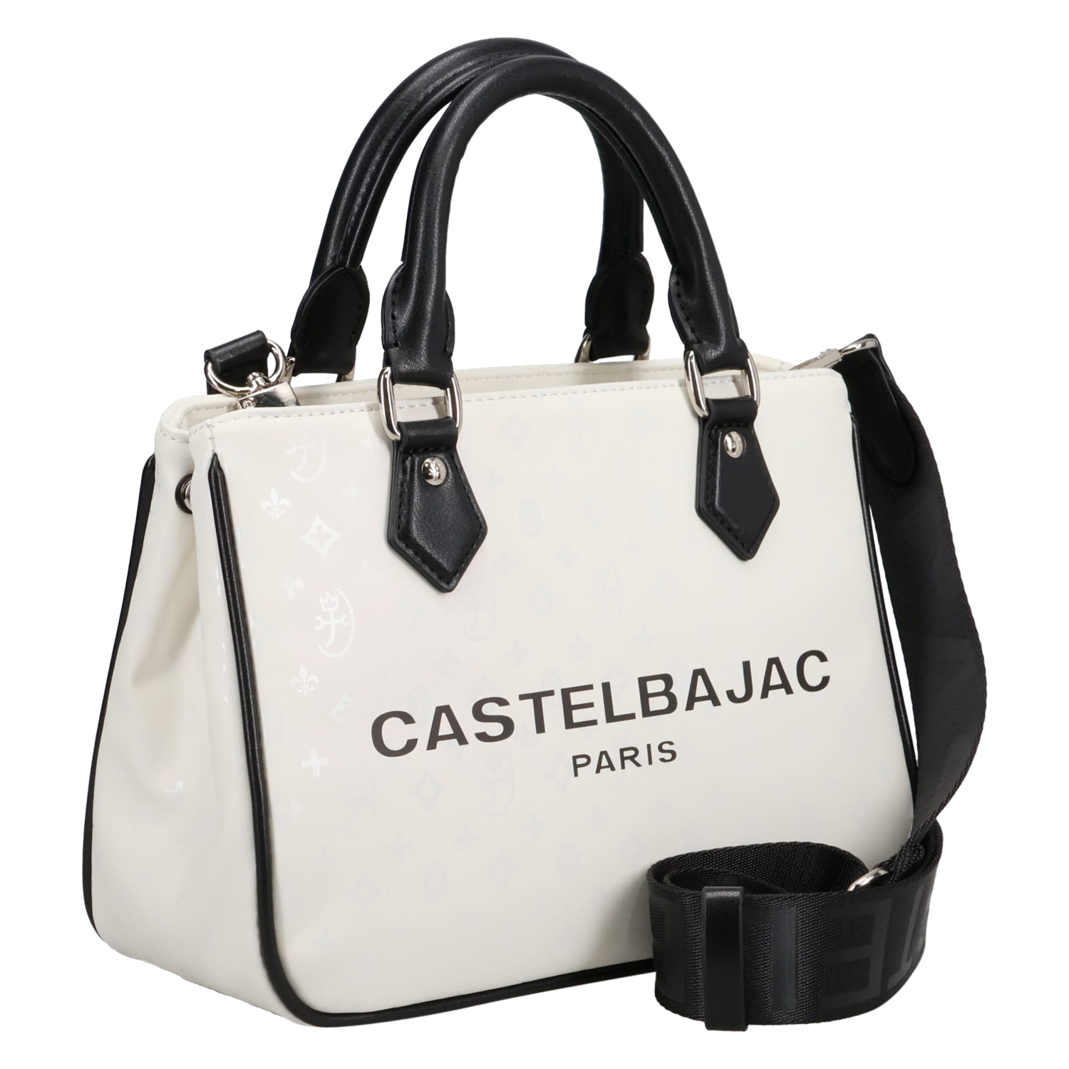 CASTELBAJAC トートバッグ ブラック/ホワイト　美品 CASTELBAJAC（カステルバジャック） インサイトドライビングトート
