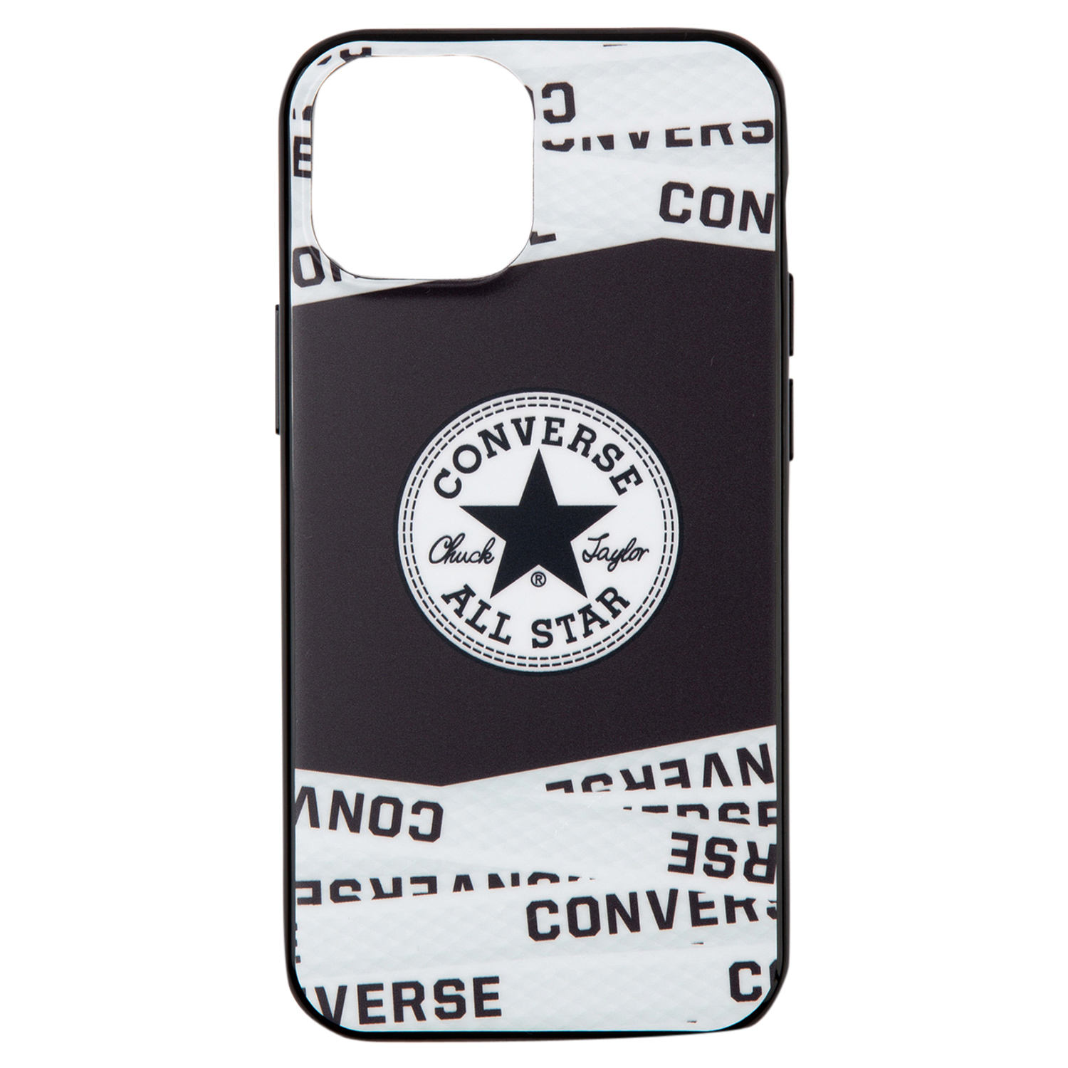 CONVERSE コンバース iPhone13 mini スマホケース メンズ レディース 携帯 アイフォン CIRCLE LOGO HYBRID IML BACK CASE ブラック マルチ 黒 ネコポス可｜sugaronlineshop｜02