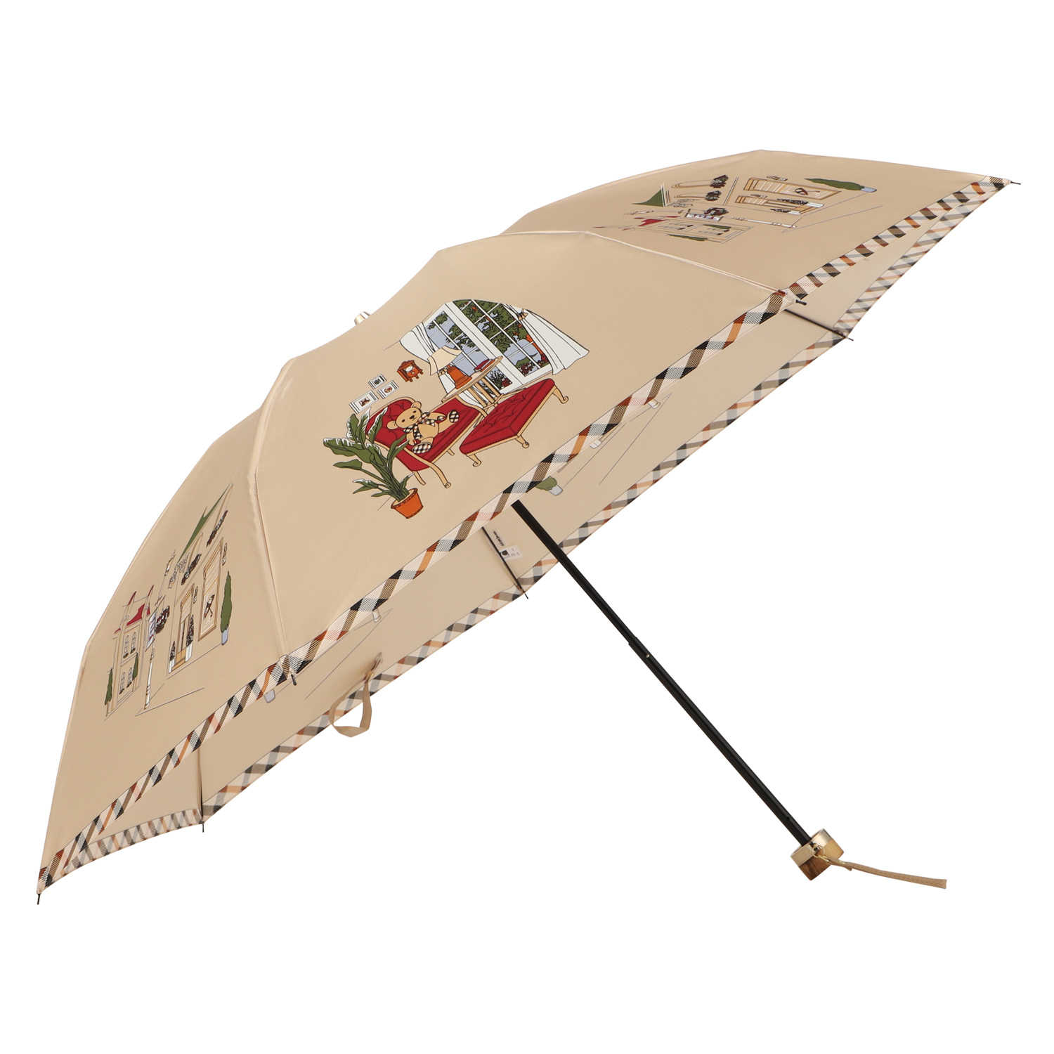 DAKS（ダックス） 折りたたみ傘 雨傘 レディース 55cm 軽量 コンパクト