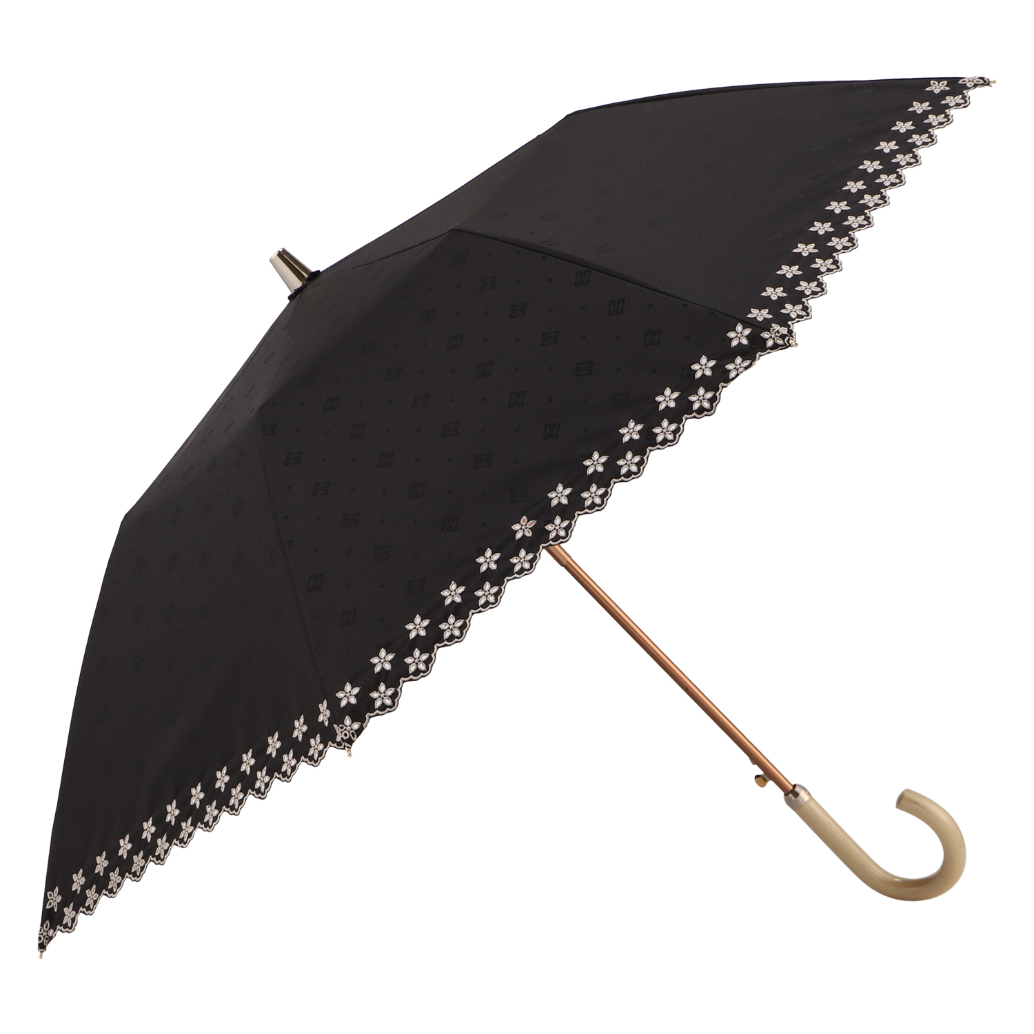 DAKS 晴雨兼用折りたたみ傘 50cm DAKS ダックス 日傘 雨傘 晴雨兼用 折りたたみ傘 2段 レディース