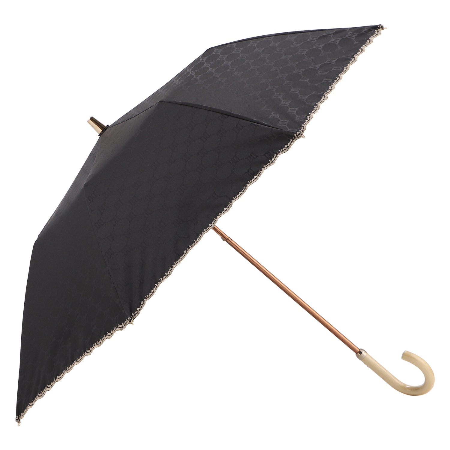 DAKS 晴雨兼用折りたたみ傘 50cm DAKS ダックス 日傘 雨傘 晴雨兼用 折りたたみ傘 2段 レディース
