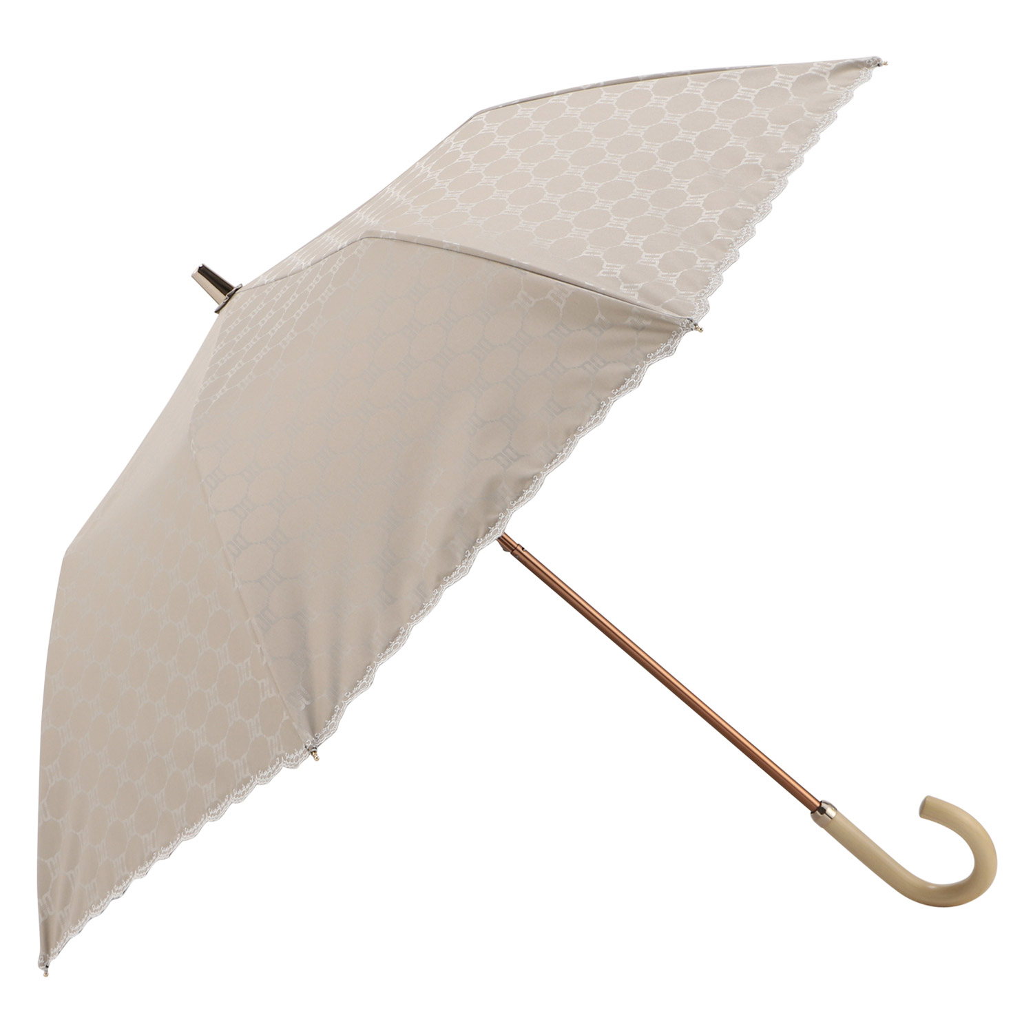 DAKS 晴雨兼用折りたたみ傘 50cm DAKS ダックス 日傘 雨傘 晴雨兼用 折りたたみ傘 2段 レディース