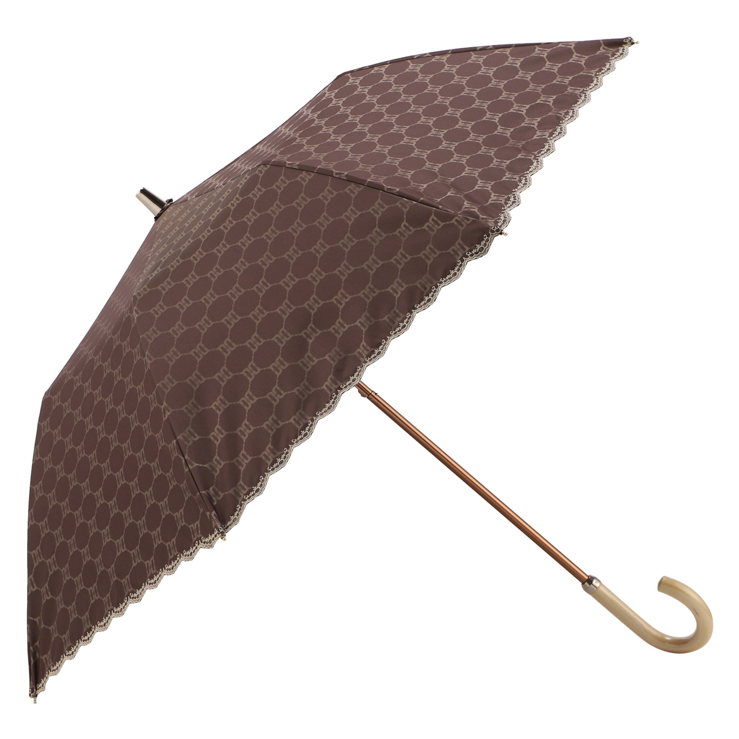 DAKS 晴雨兼用折りたたみ傘 50cm DAKS ダックス 日傘 雨傘 晴雨兼用 折りたたみ傘 2段 レディース