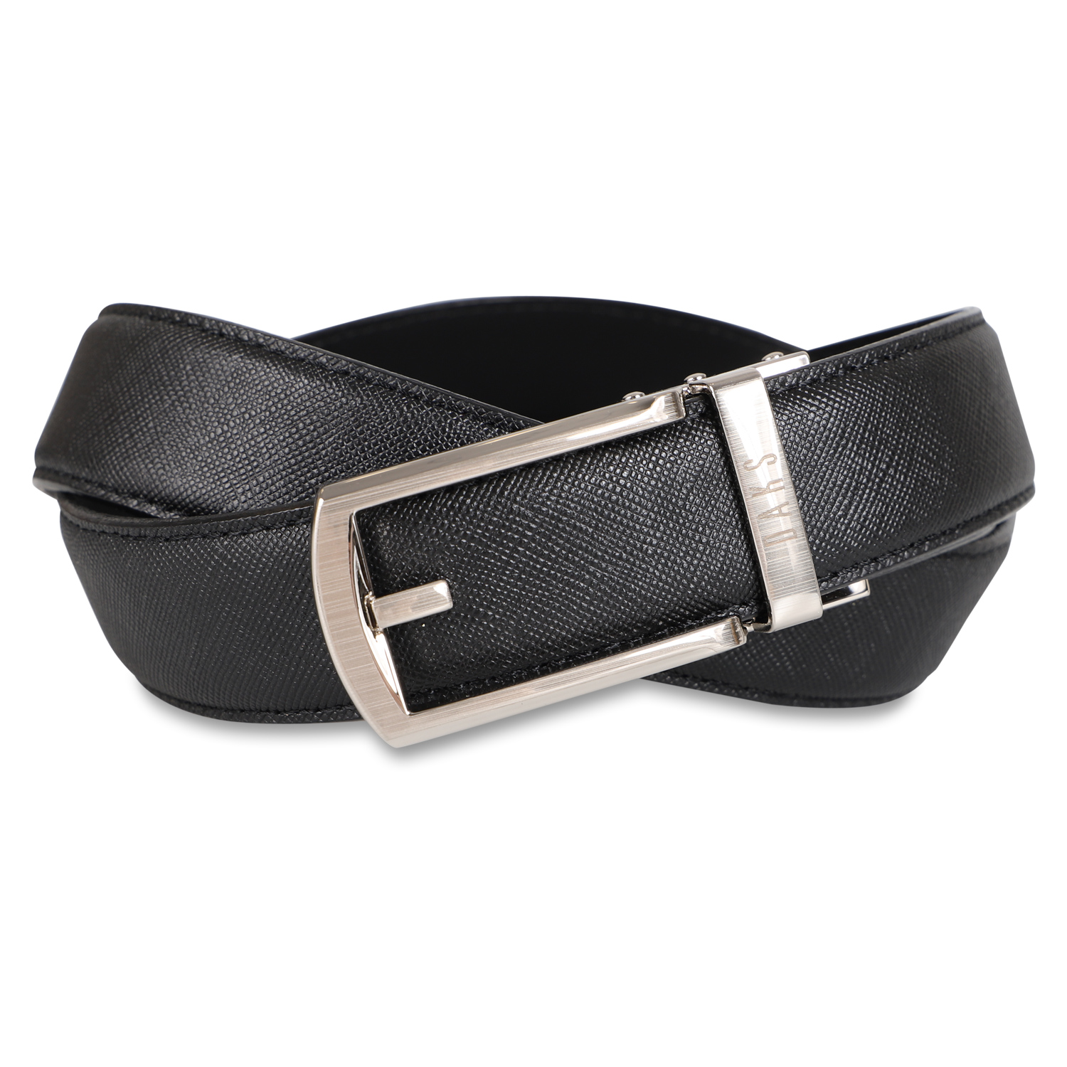 DAKS（ダックス） ベルト メンズ LEATHER 本革 ブラック BELT ダーク
