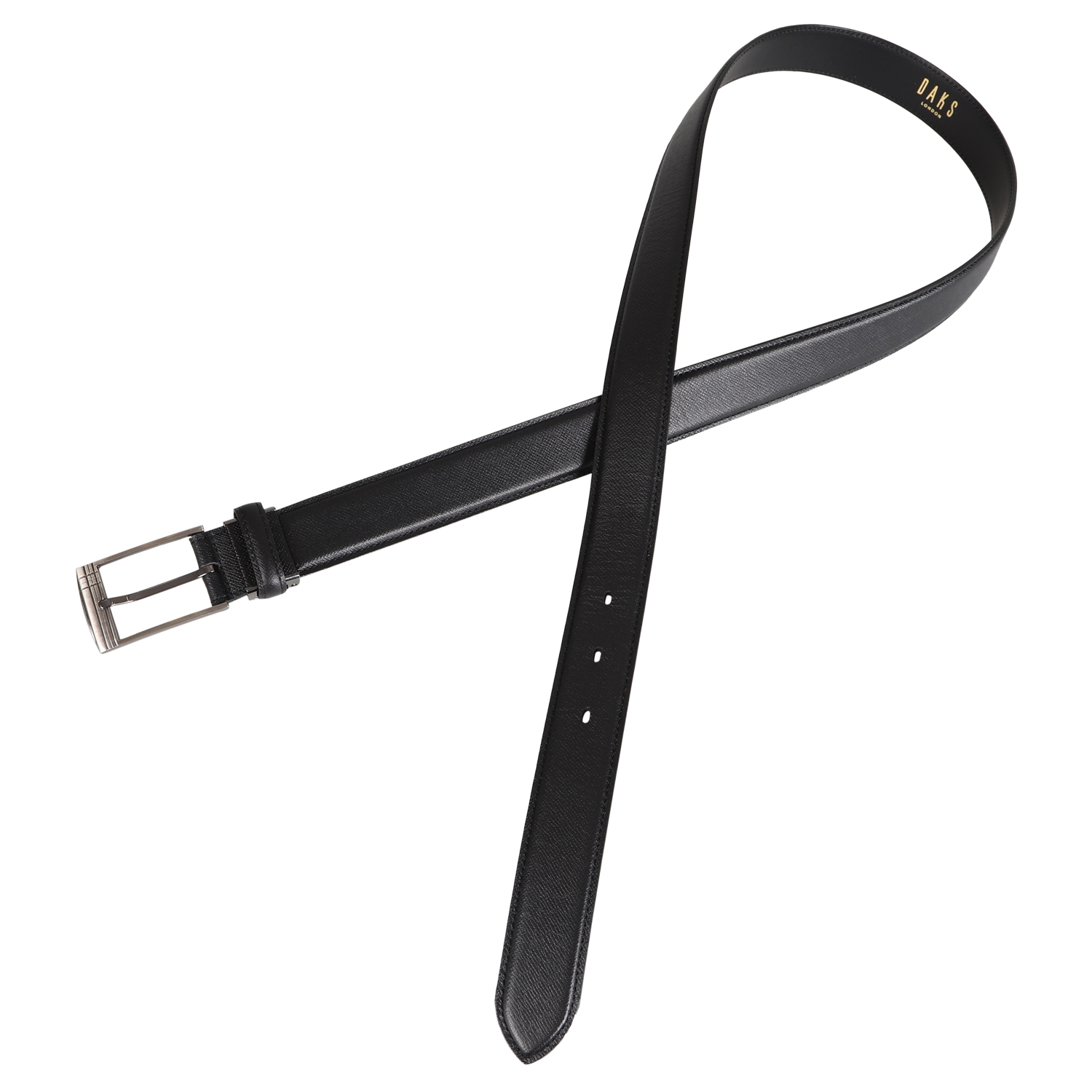 DAKS ダックス ベルト メンズ 本革 LEATHER BELT ブラック