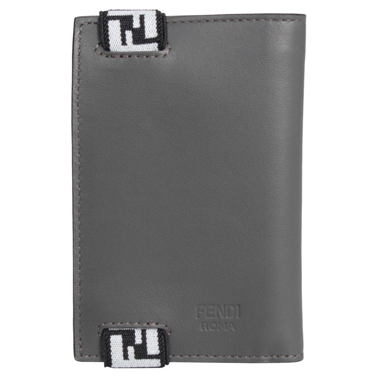 ☆FENDI FF / フェンディ スクエア 二つ折り名刺入れ カードケース!! 二つ折り FENDI(フェンディ) カードケース・名刺入れ(メンズ