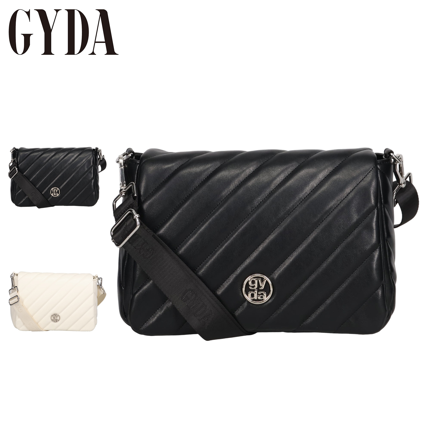 ジェイダ GYDA キルティングrectangle BAG （ブラック
