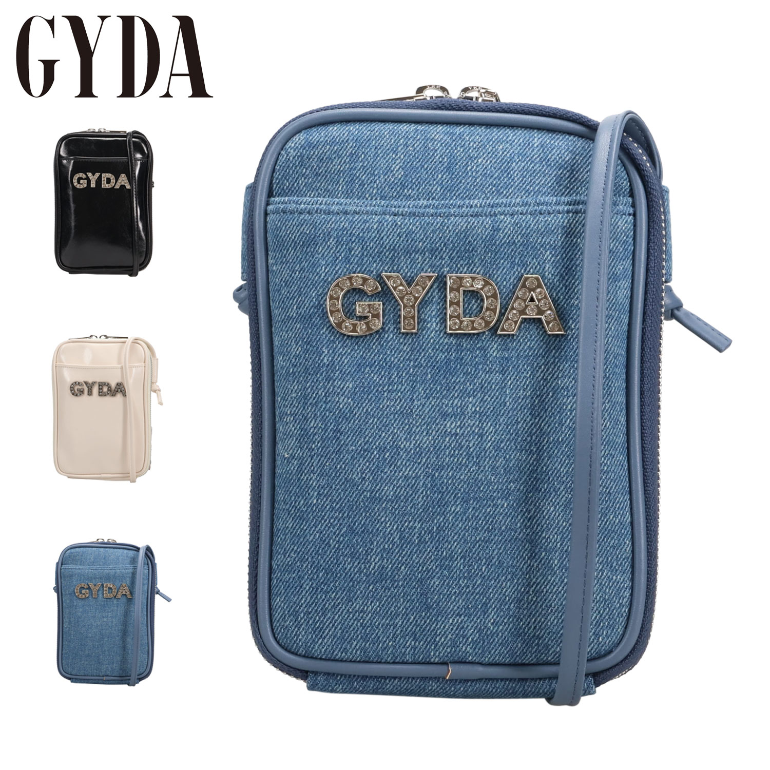 GYDA スマホショルダーバッグ GYDA（ジェイダ） スマホショルダー バッグ マルチポケット 小物入れ