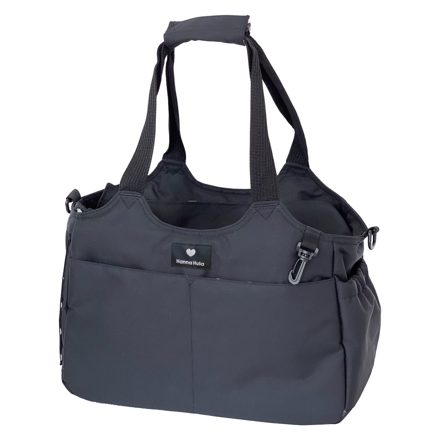 Hanna Hula ブラックキャリーバック新商品 Hanna Hula（ハンナフラ） バッグ ペットキャリートートバッグ