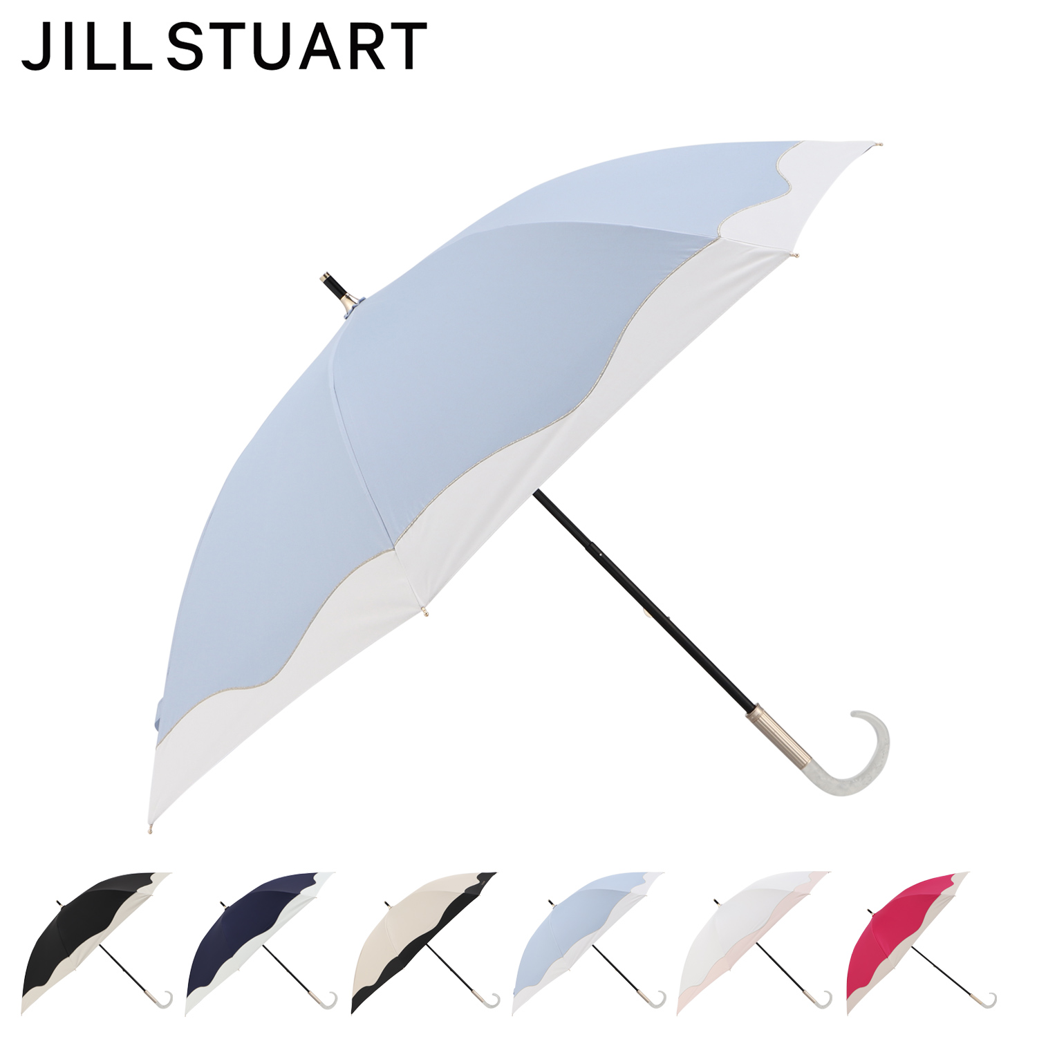 ジル スチュアート JILL STUART 日傘 長傘 晴雨兼用 軽量