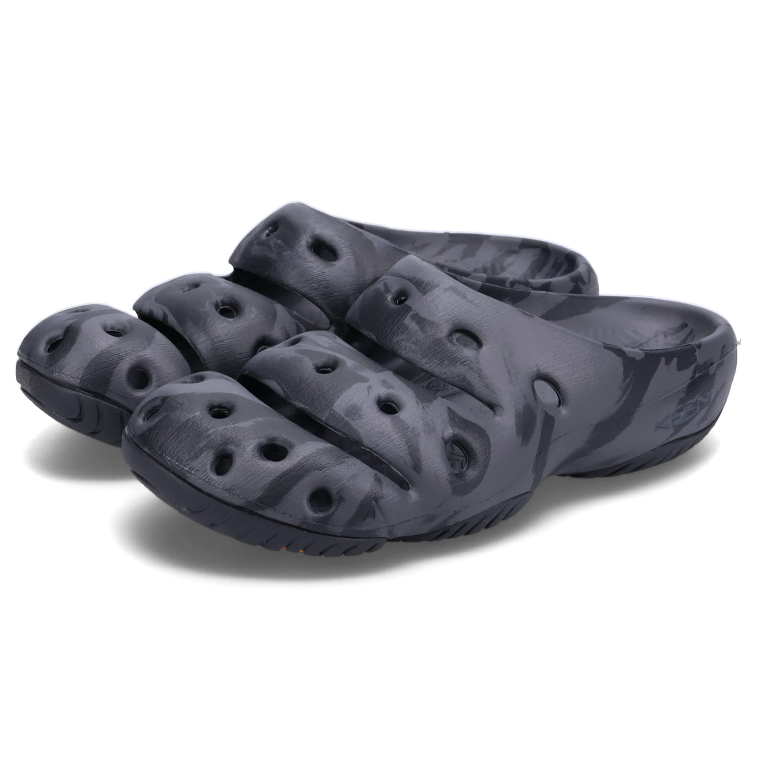 KEEN クロッグサンダル ブラック/ホワイト KEEN キーン ヨギ クロッグサンダル メンズ 軽量 YOGUI ブラック