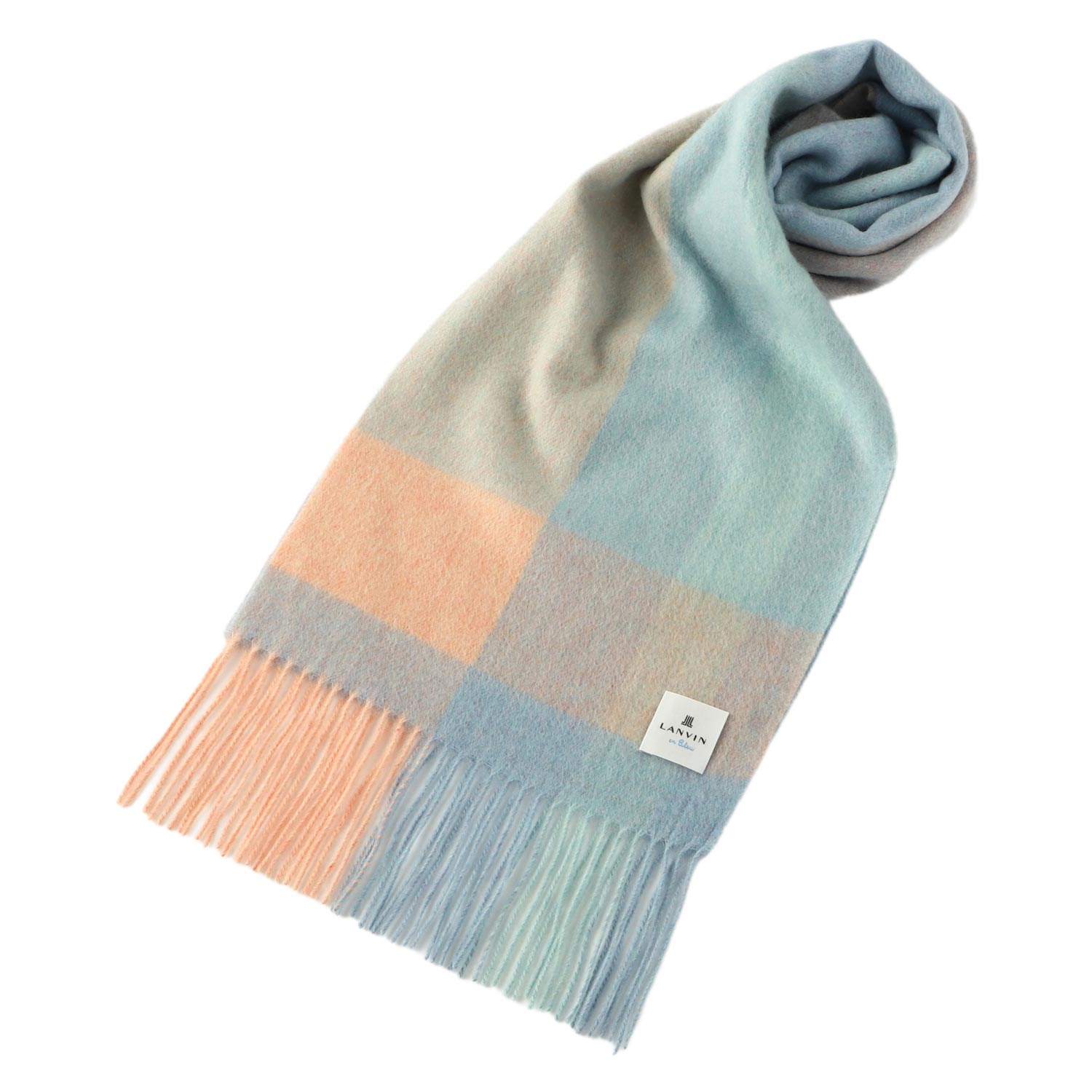 LANVIN en Bleu ランバンオンブルー マフラー ストール スカーフ LANVIN en Bleu ランバンオンブルー マフラー ストール スカーフ