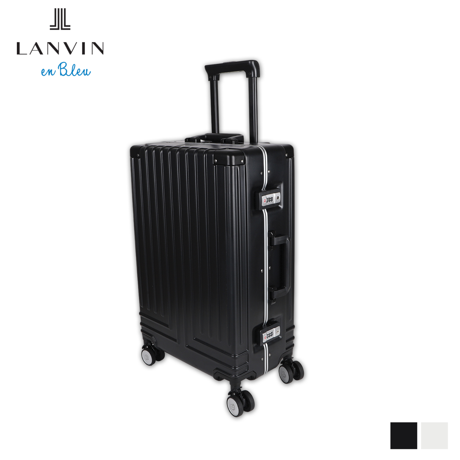 LANVIN en Bleu ランバンオンブルー キャリーケース スーツケース キャリーバッグ メンズ レディース Mサイズ 4段階調整 42L  595314 : lab-595314 : シュガーオンラインショップ - 通販 - Yahoo!ショッピング