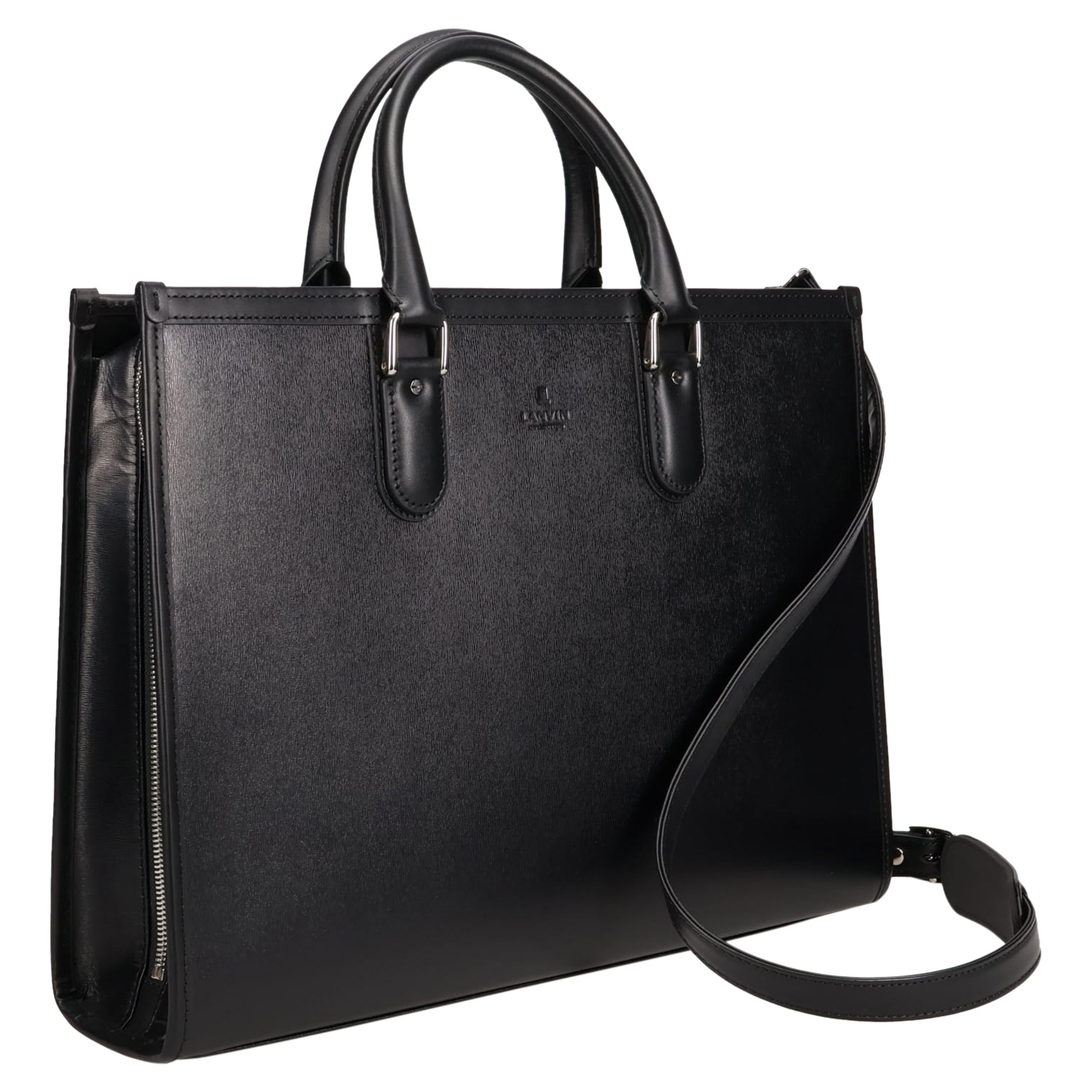 LANVIN COLLECTION ランバン コレクション バッグ ビジネスバッグ ブリーフケース ニューフロー メンズ A4 本革 牛革 PC収納 282561の画像