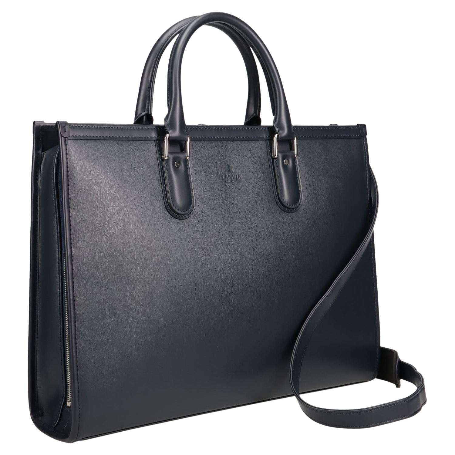 LANVIN COLLECTION ランバン コレクション バッグ ビジネスバッグ ブリーフケース ニューフロー メンズ A4 本革 牛革 PC収納 282561の画像